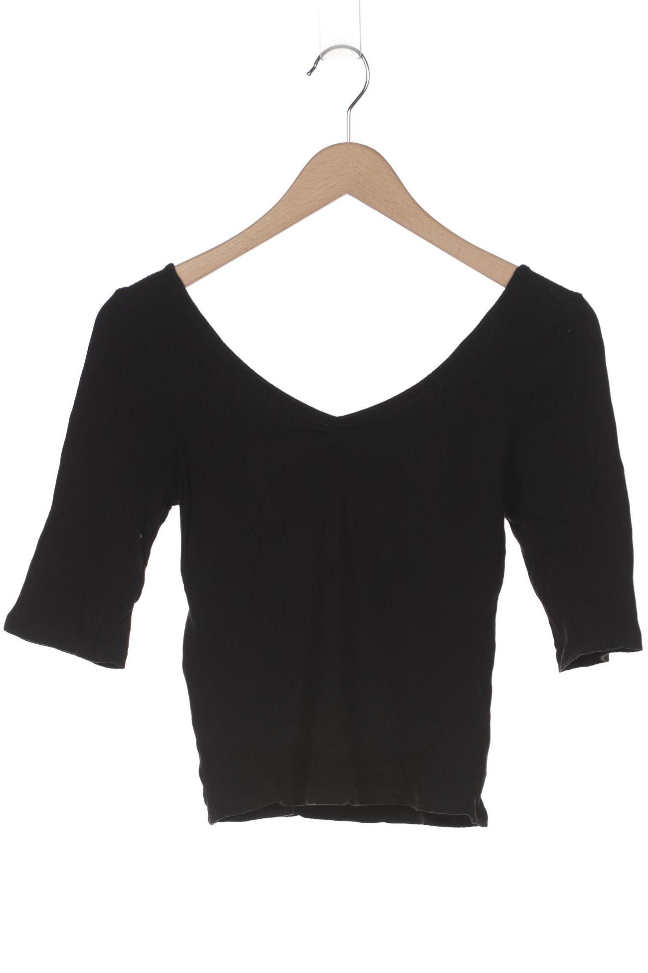 

Monki Damen Langarmshirt, schwarz, Gr. 36