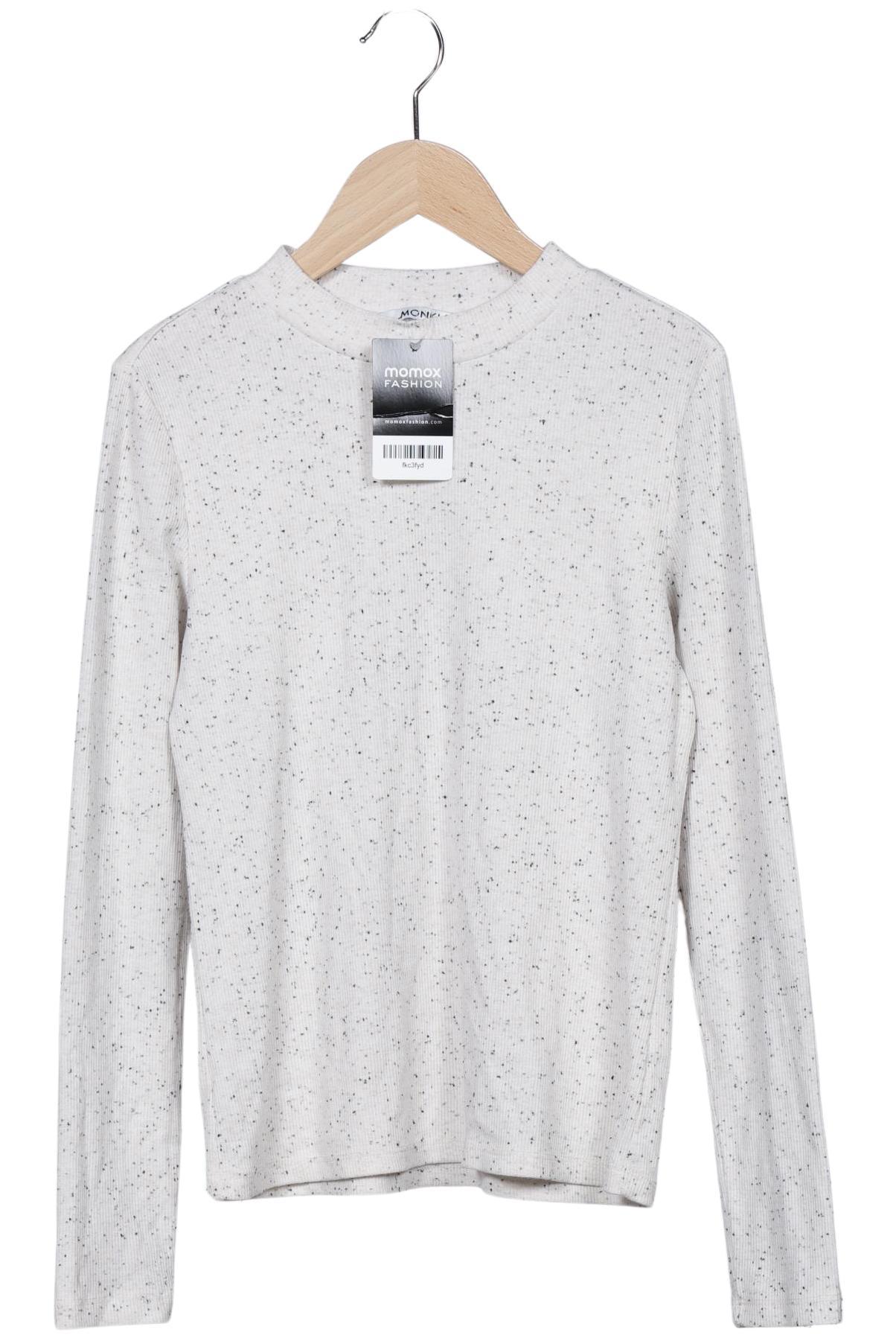 

Monki Damen Langarmshirt, cremeweiß, Gr. 36