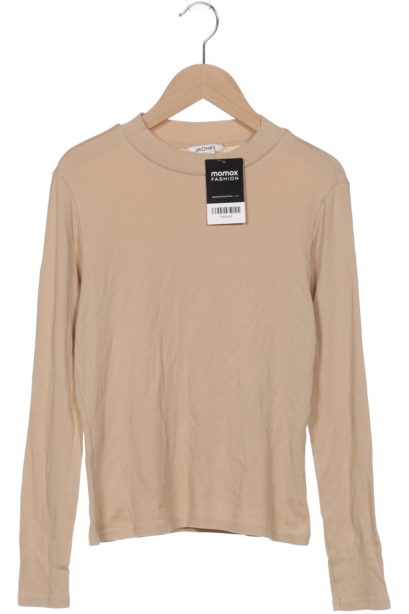 

Monki Damen Langarmshirt, beige, Gr. 38