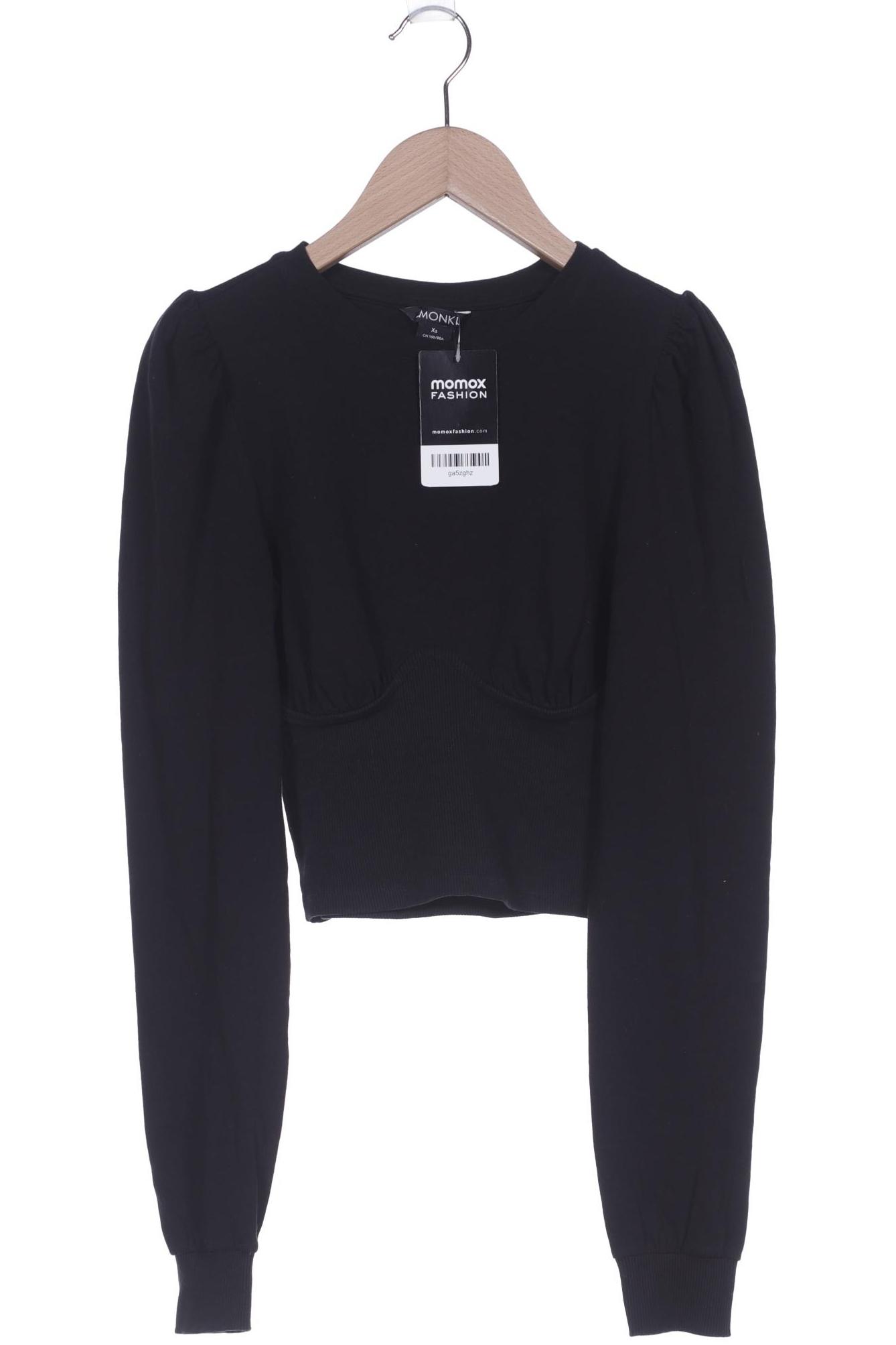 

MONKI Damen Langarmshirt, schwarz