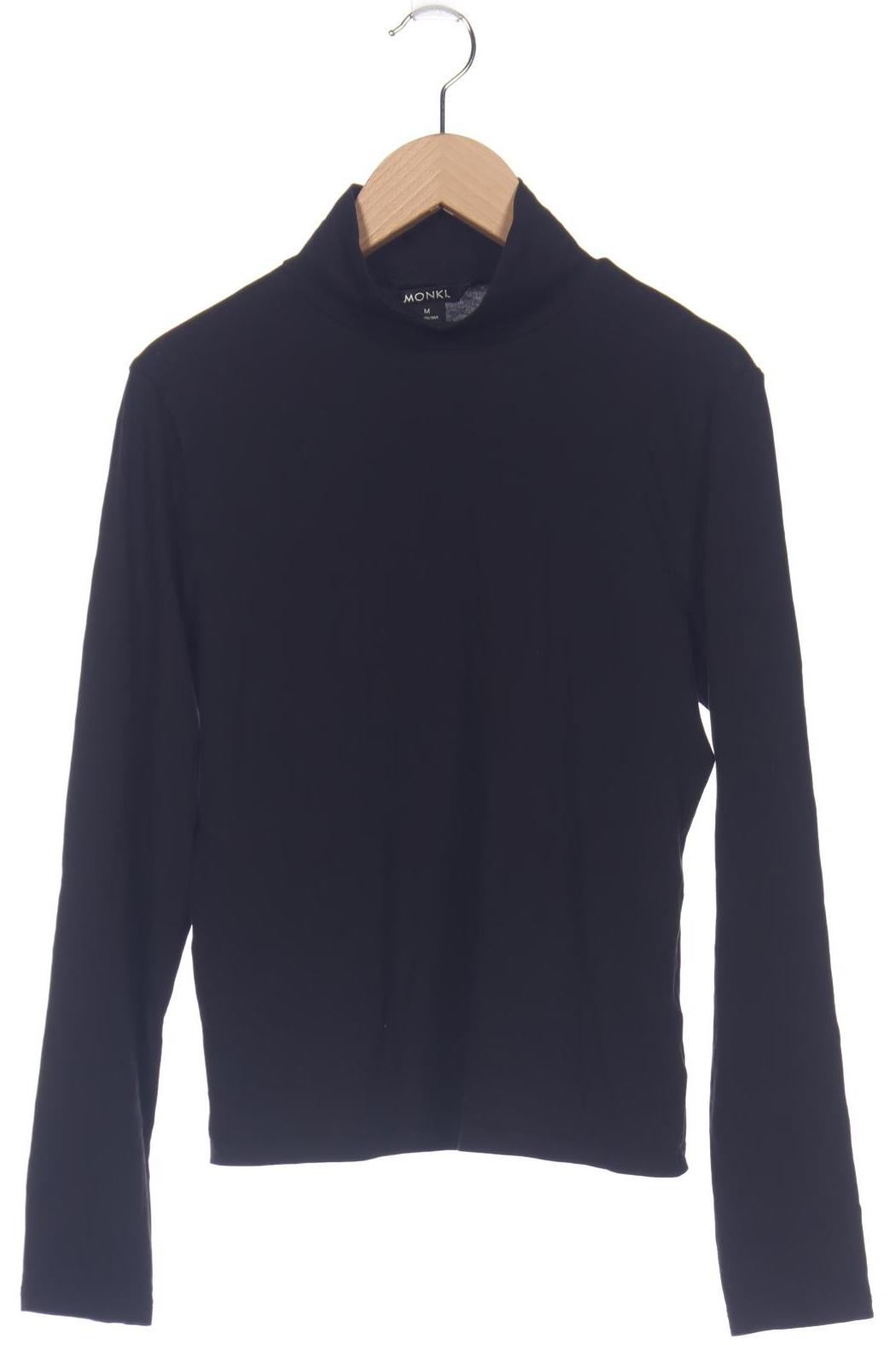 

Monki Damen Langarmshirt, schwarz, Gr. 38