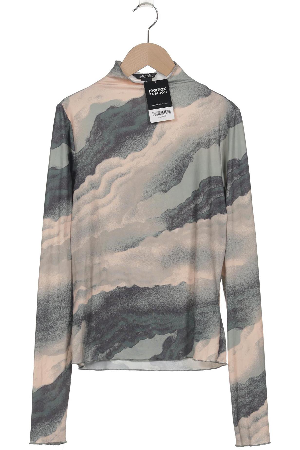 

Monki Damen Langarmshirt, grün, Gr. 38