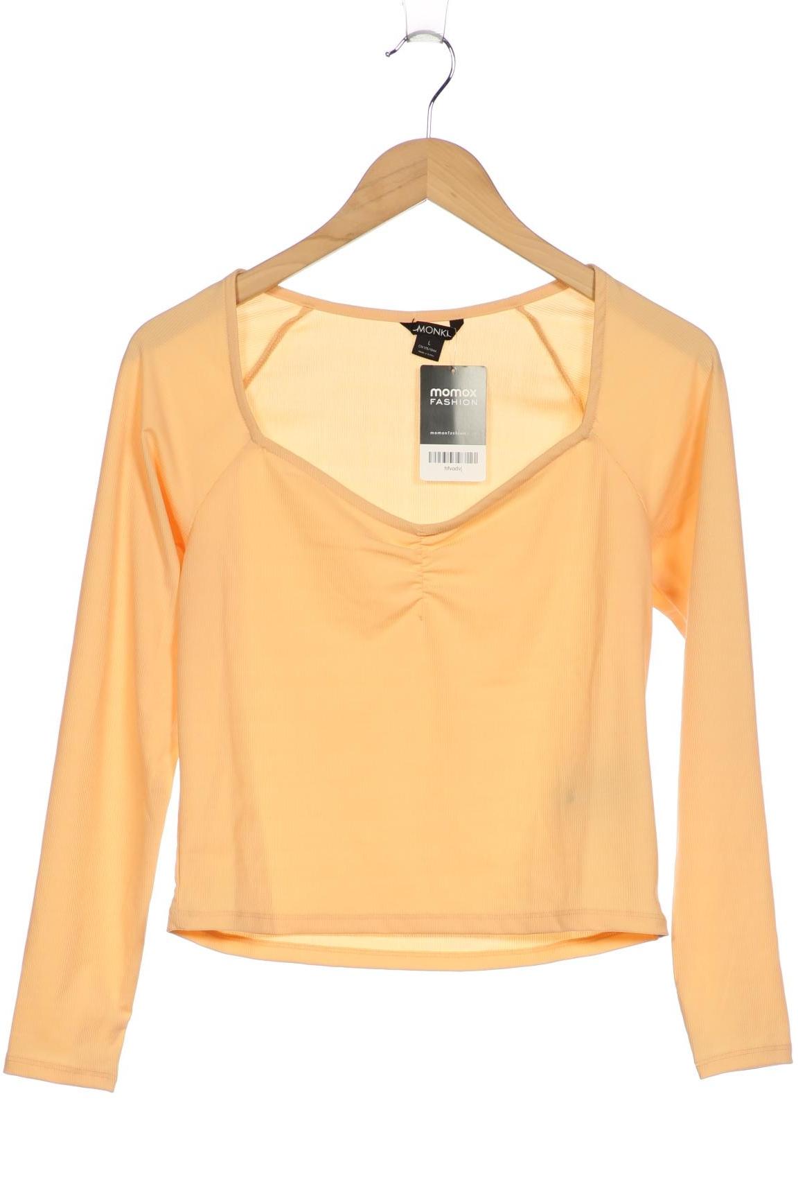 

Monki Damen Langarmshirt, orange, Gr. 42