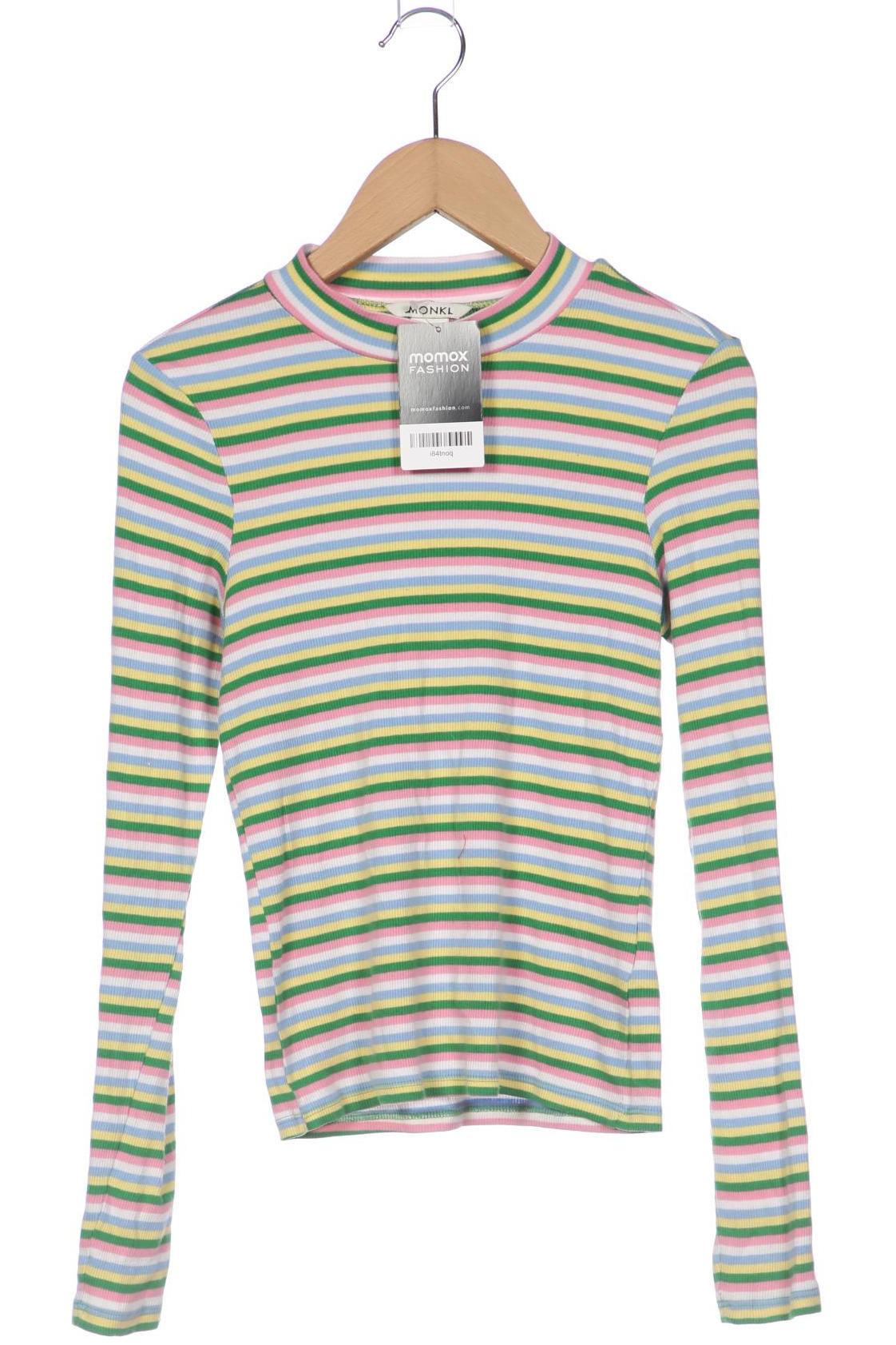 

Monki Damen Langarmshirt, mehrfarbig, Gr. 32