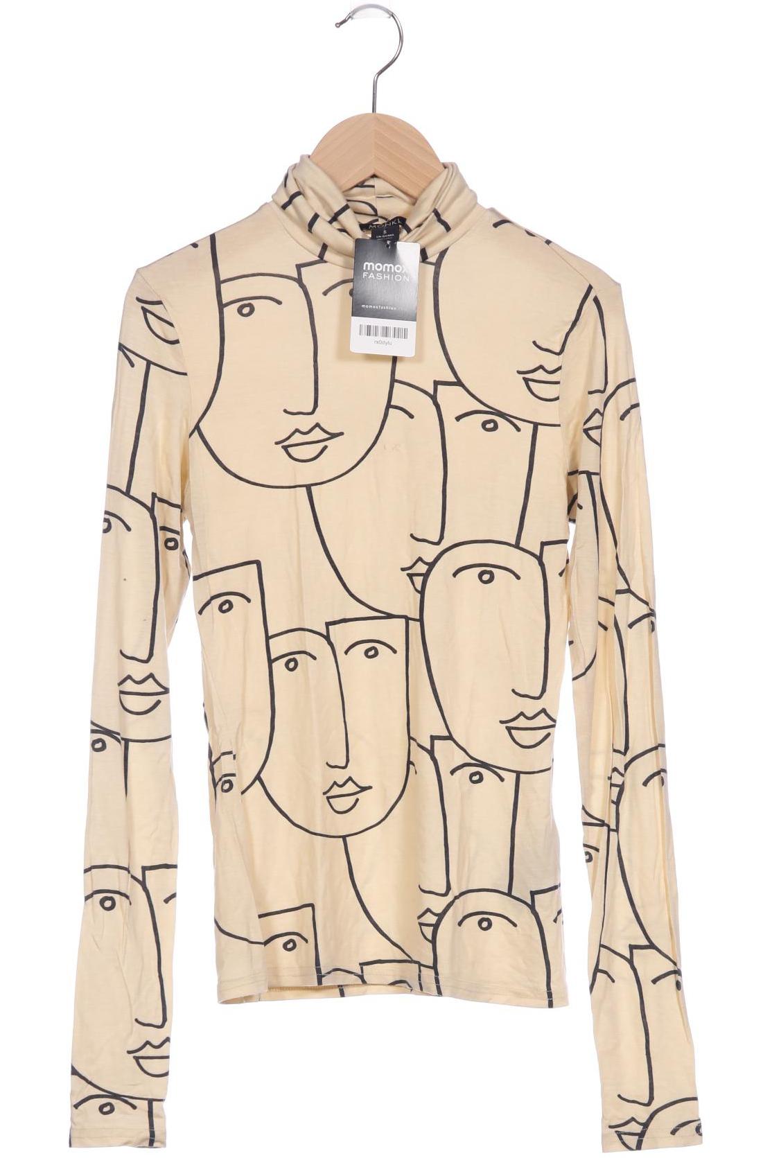 

Monki Damen Langarmshirt, beige, Gr. 36