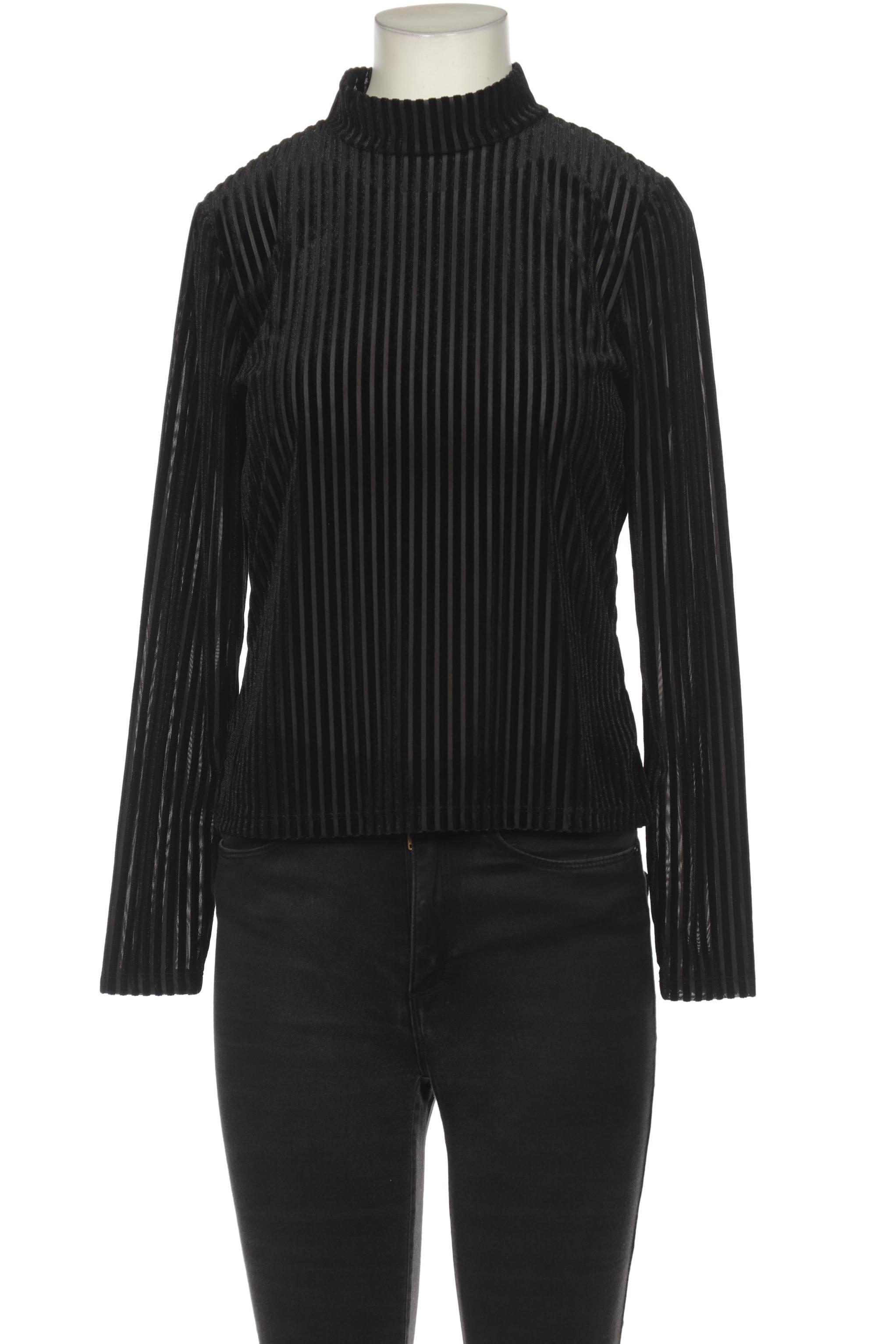 

Monki Damen Langarmshirt, schwarz, Gr. 38