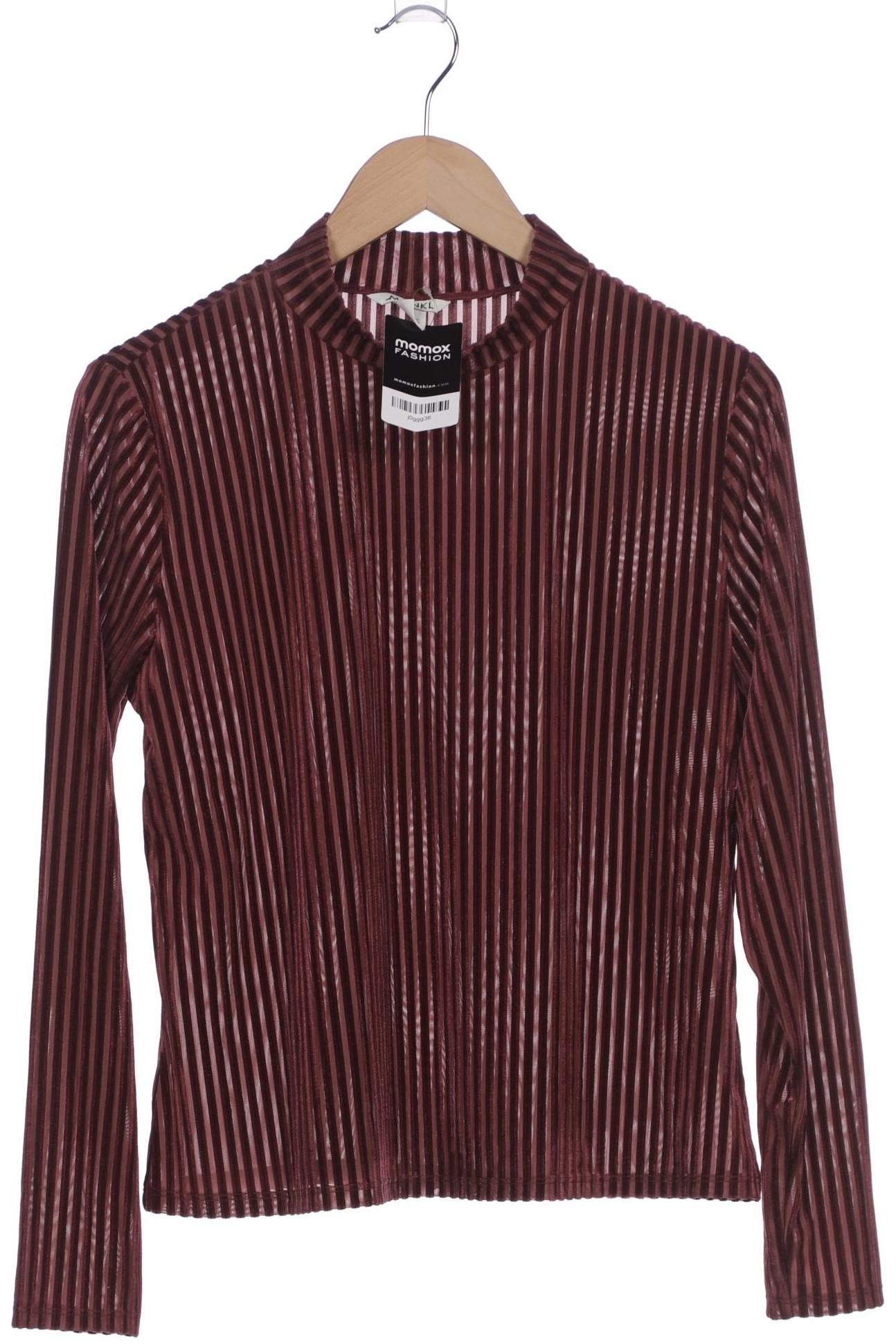 

Monki Damen Langarmshirt, bordeaux, Gr. 44