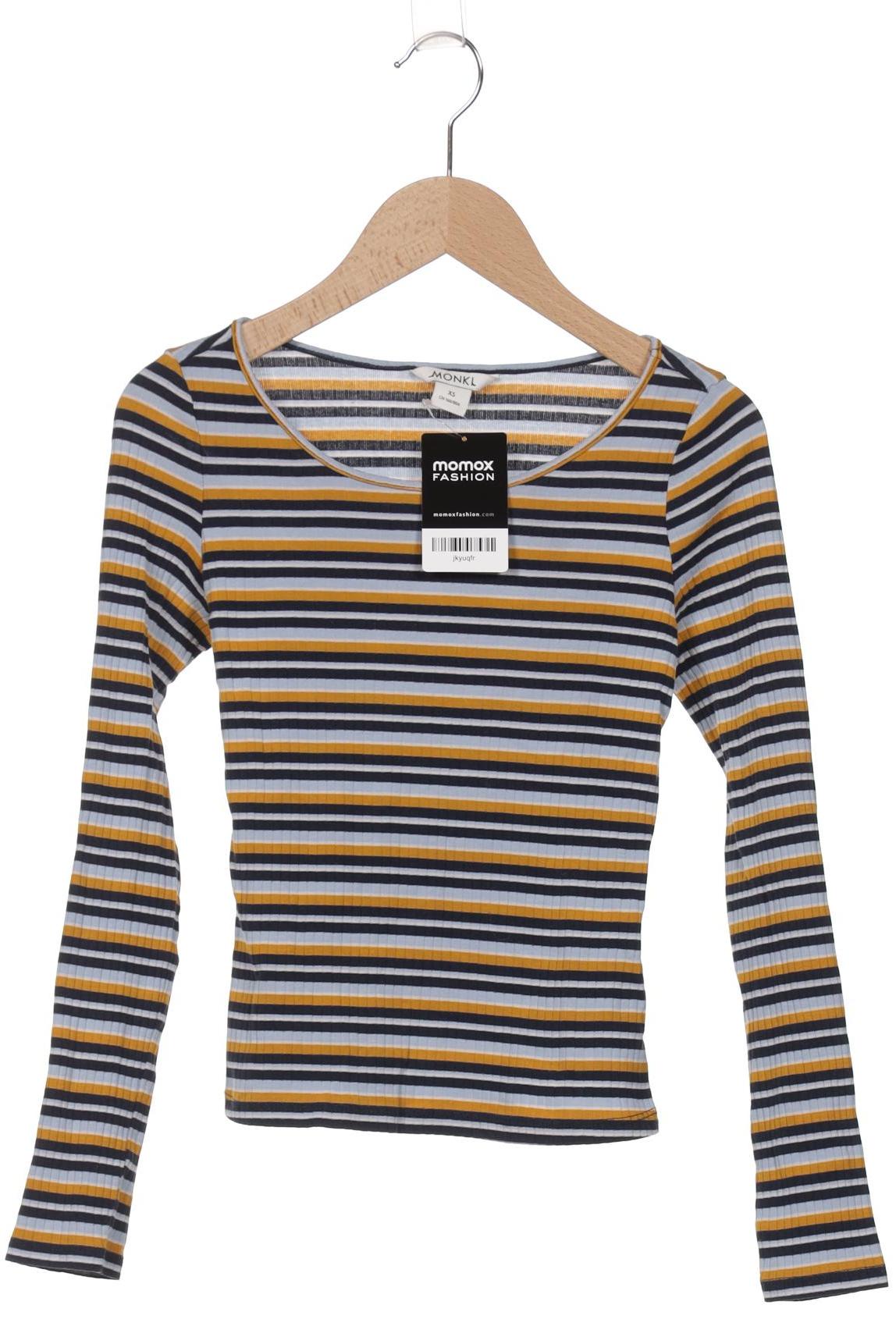

Monki Damen Langarmshirt, hellblau, Gr. 34