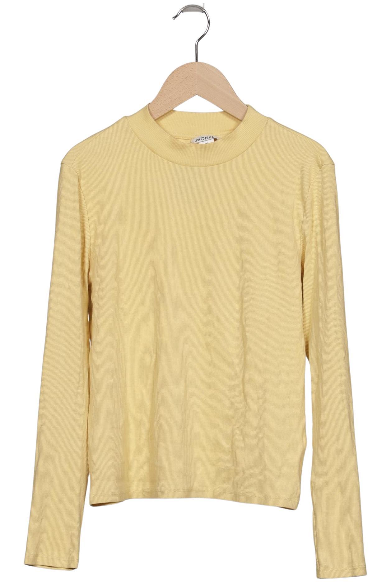 

Monki Damen Langarmshirt, gelb, Gr. 38