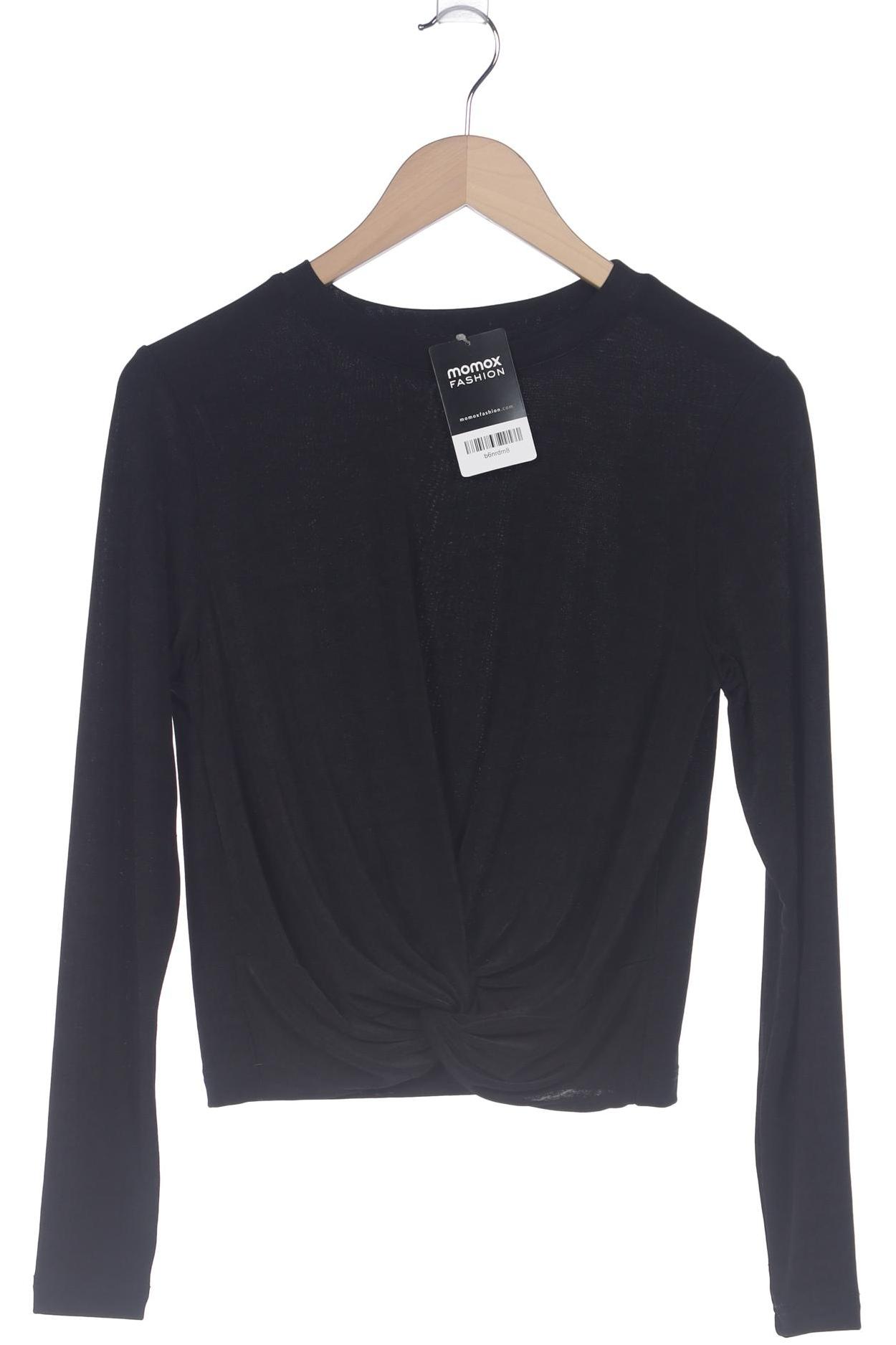 

Monki Damen Langarmshirt, schwarz, Gr. 38