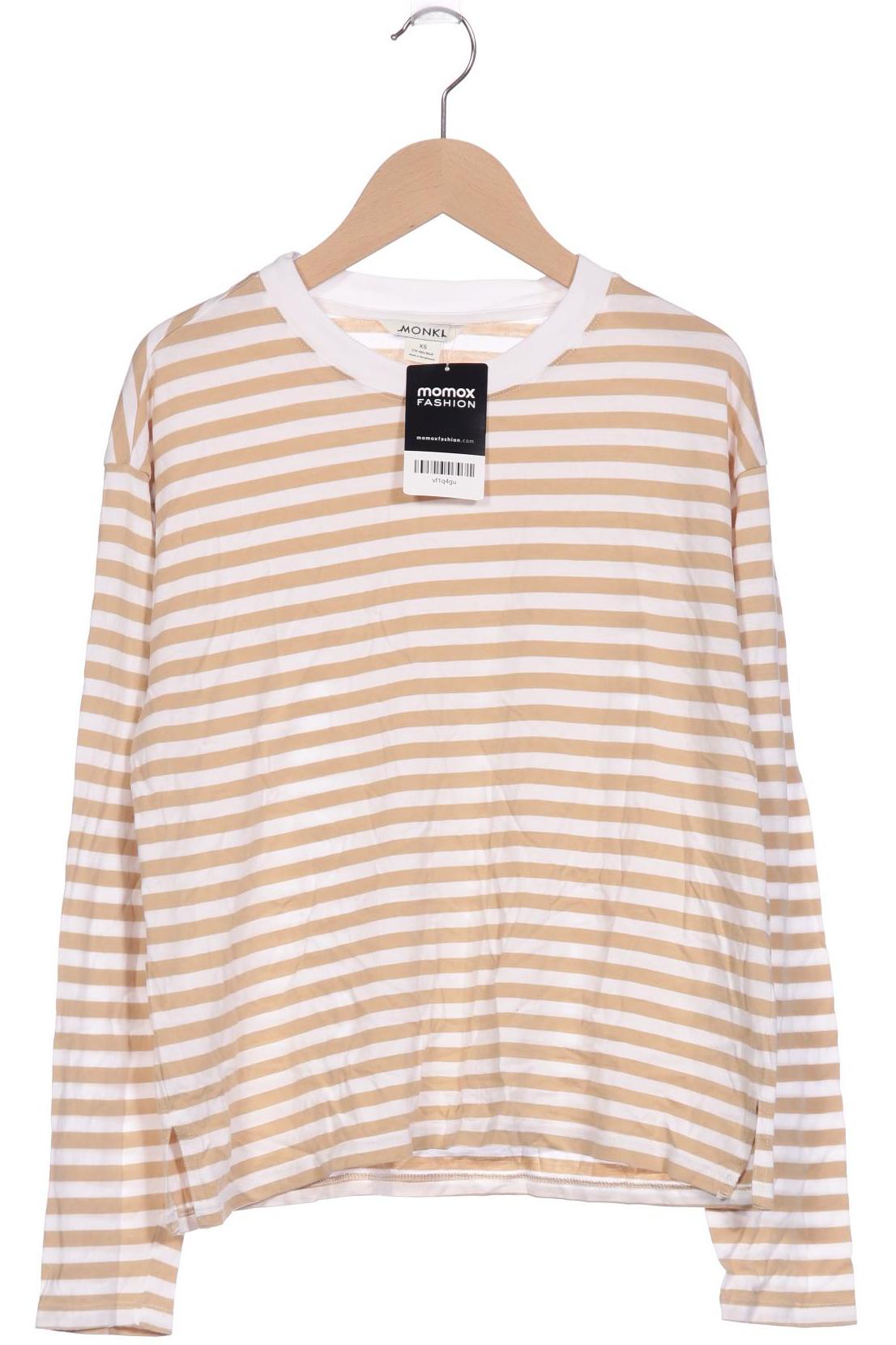 

Monki Damen Langarmshirt, beige, Gr. 34