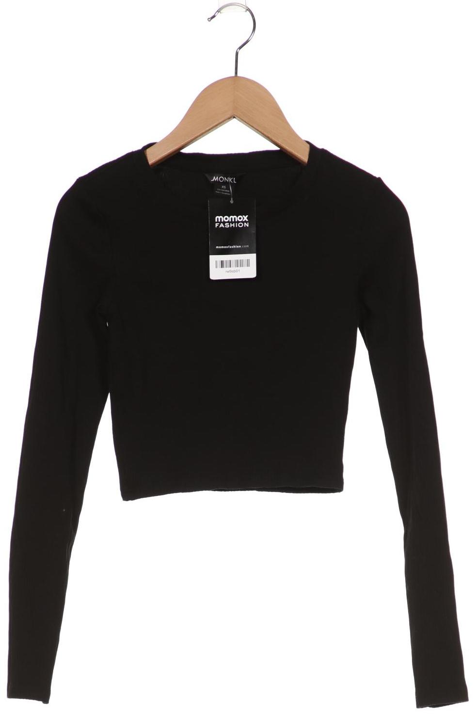

MONKI Damen Langarmshirt, schwarz