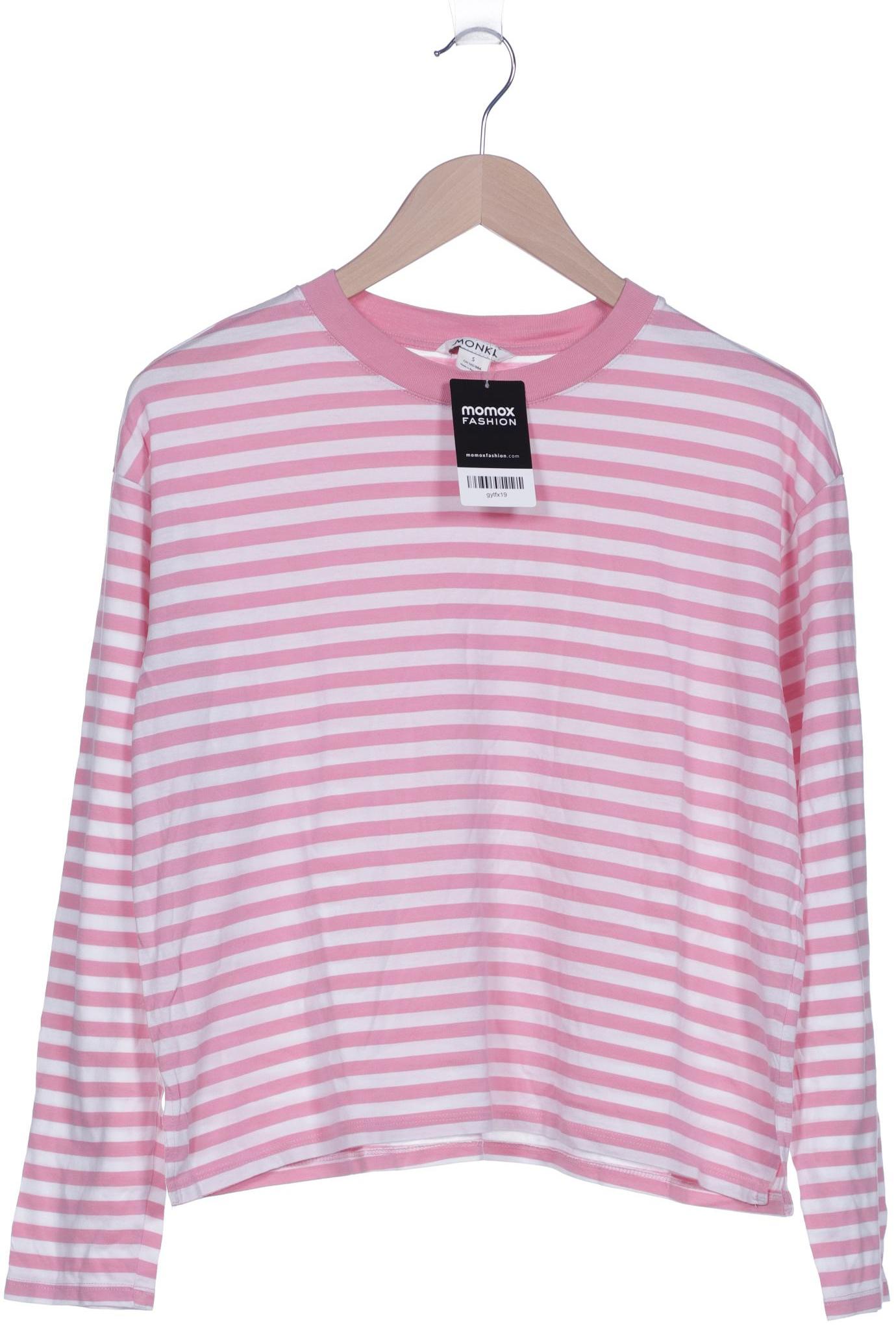 

Monki Damen Langarmshirt, pink, Gr. 36