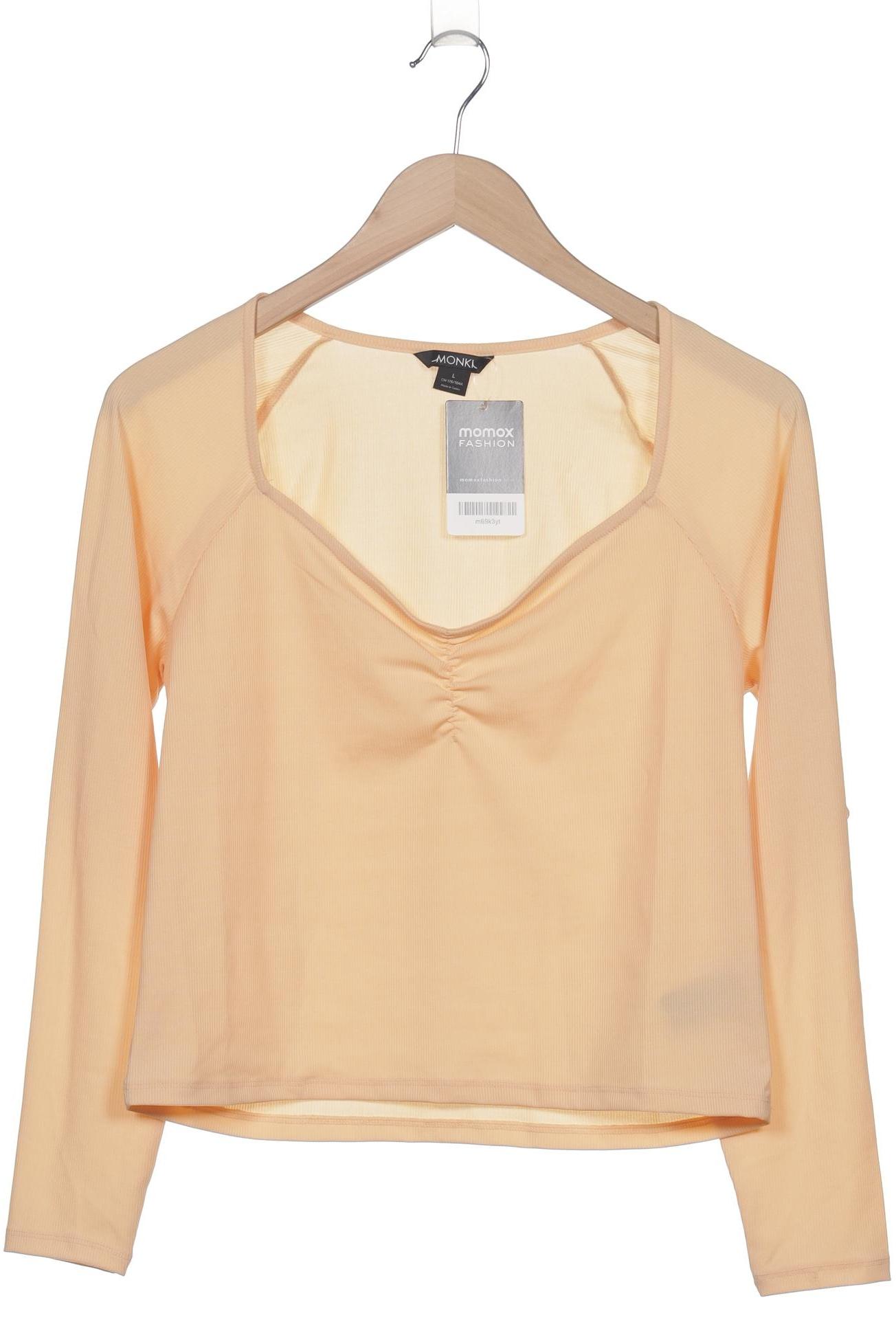 

Monki Damen Langarmshirt, orange, Gr. 42