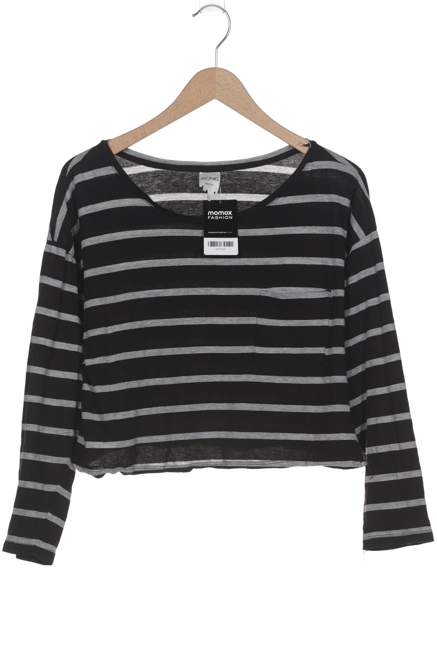 

Monki Damen Langarmshirt, schwarz, Gr. 38