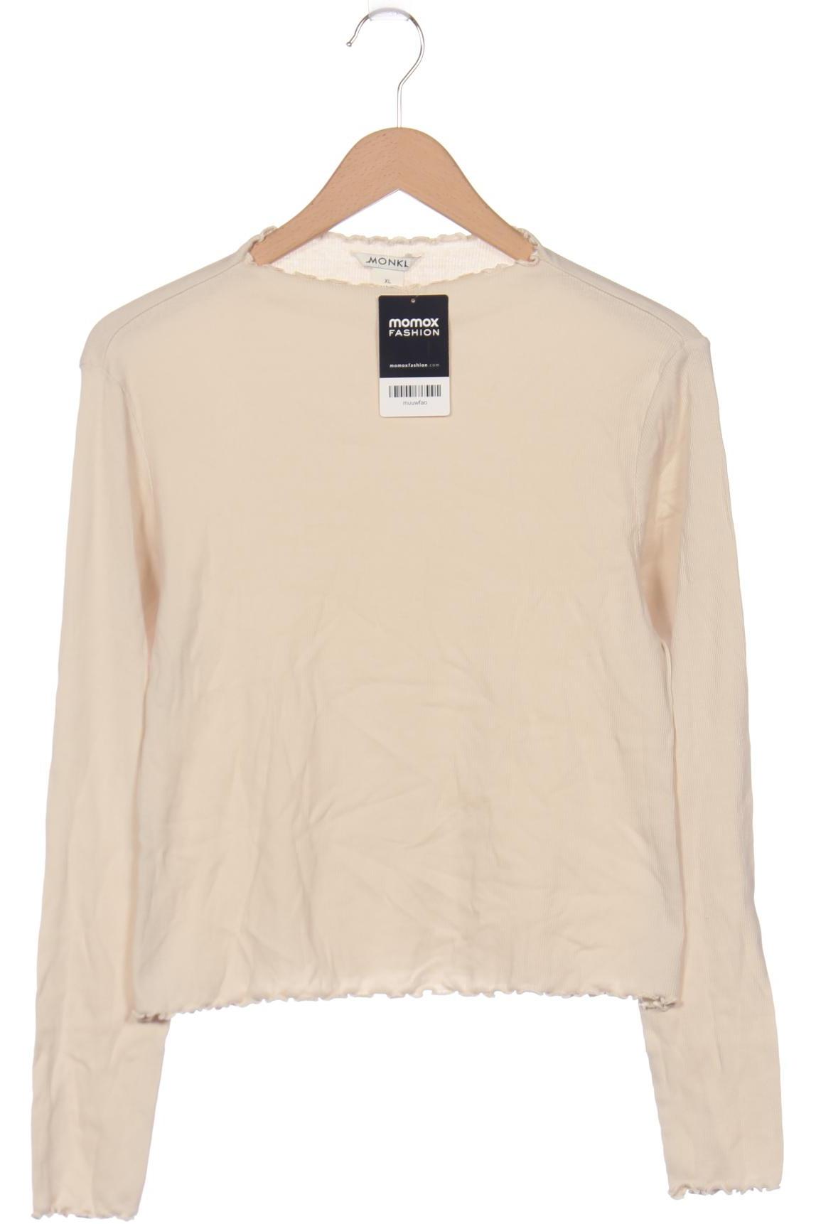 

Monki Damen Langarmshirt, beige, Gr. 44
