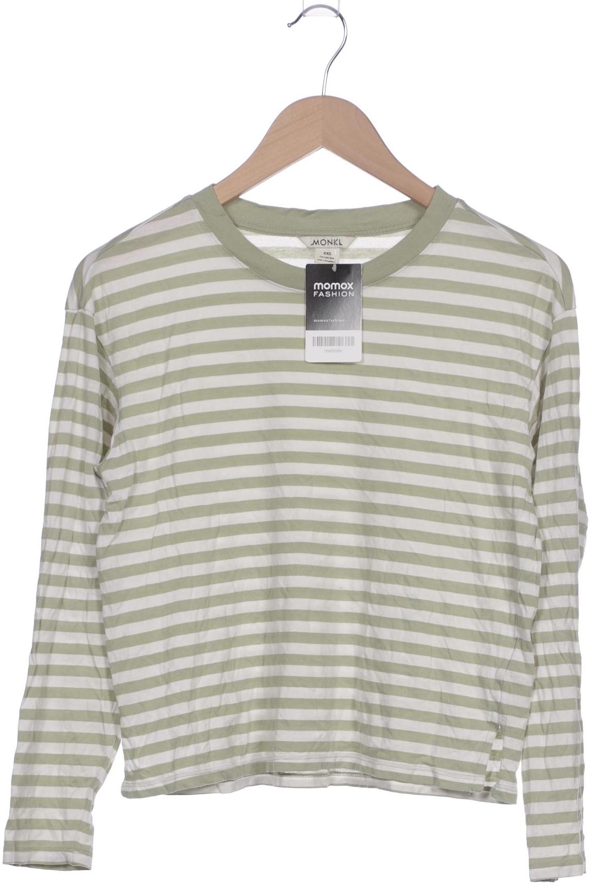 

Monki Damen Langarmshirt, hellgrün, Gr. 32