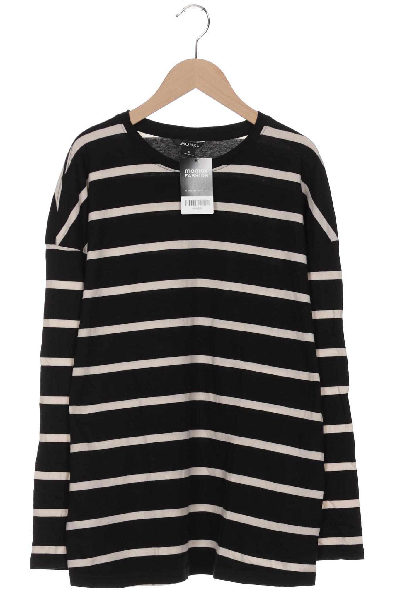 

Monki Damen Langarmshirt, schwarz, Gr. 36