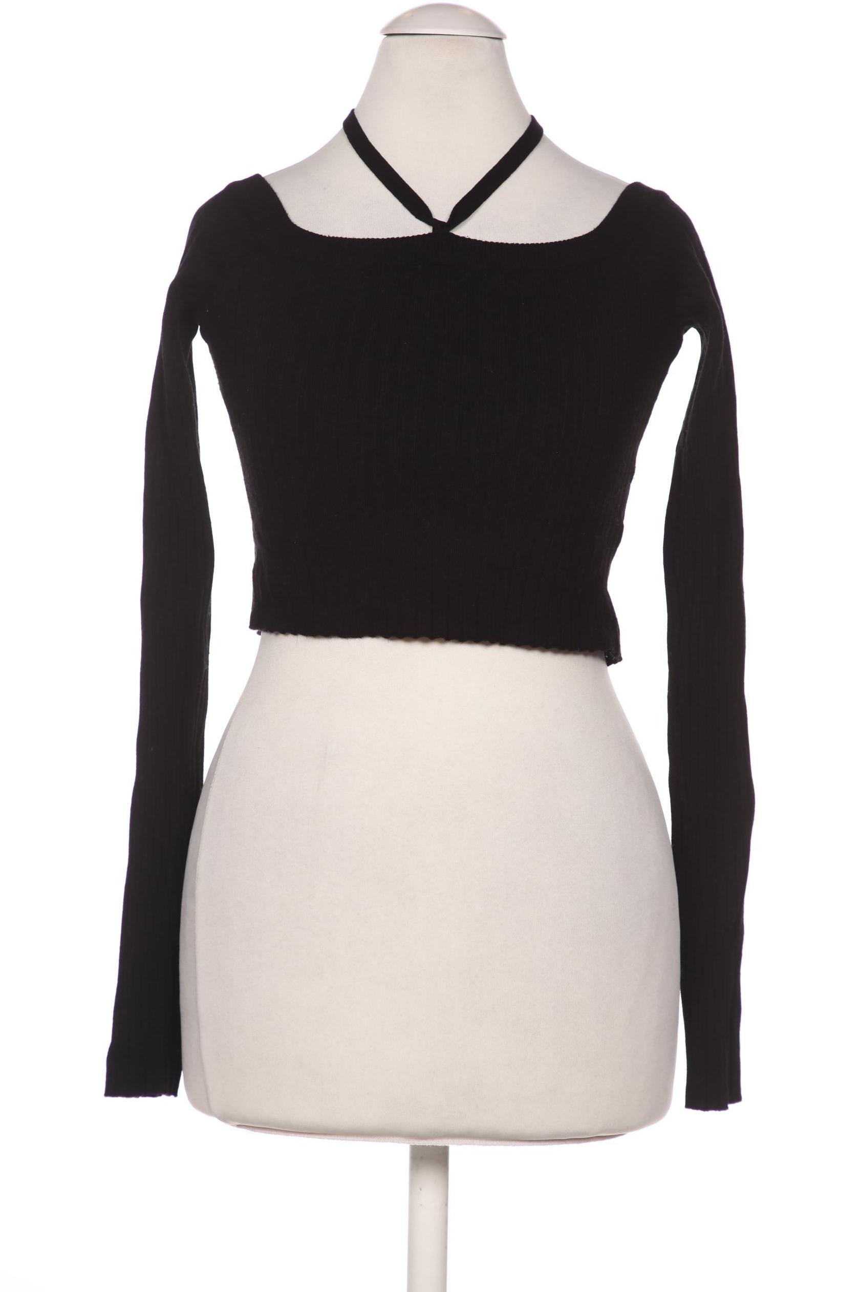 

Monki Damen Langarmshirt, schwarz, Gr. 34