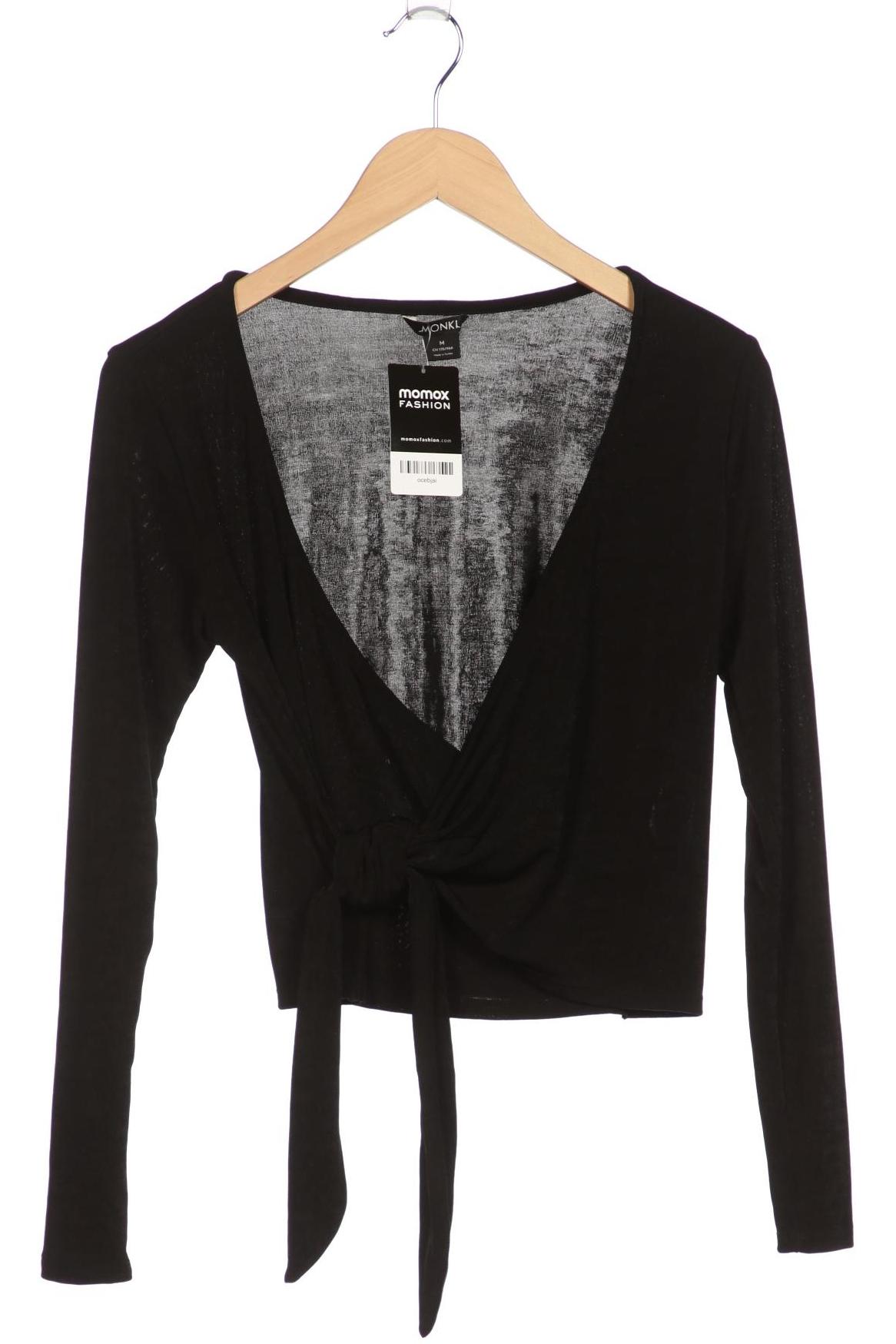 

Monki Damen Langarmshirt, schwarz, Gr. 38