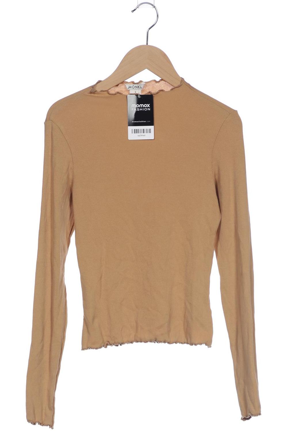 

Monki Damen Langarmshirt, beige, Gr. 36