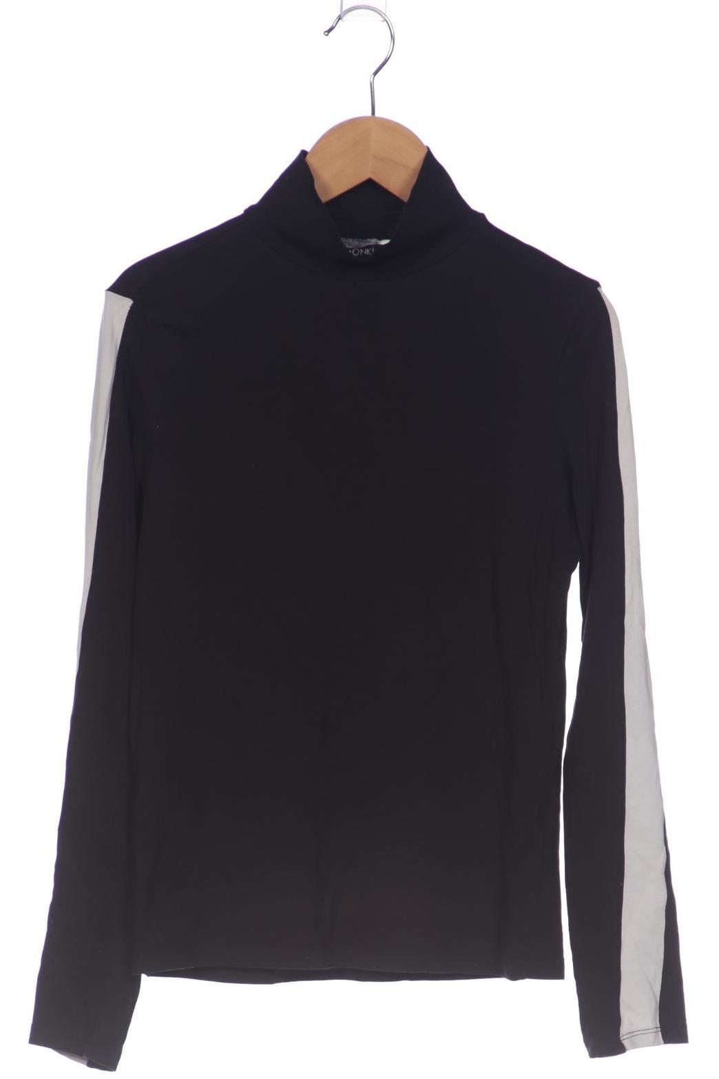 

Monki Damen Langarmshirt, schwarz, Gr. 36
