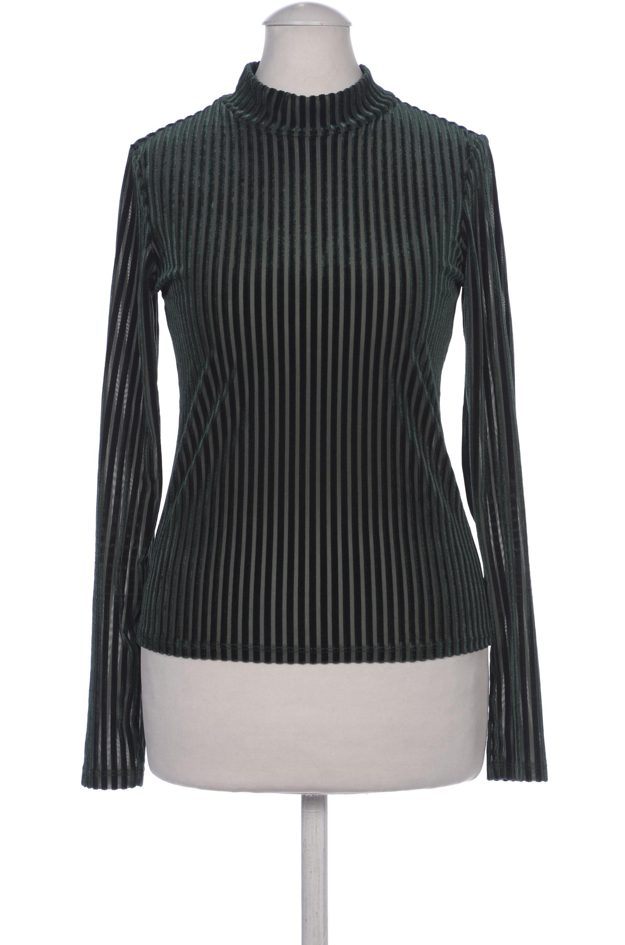 

Monki Damen Langarmshirt, grün, Gr. 34
