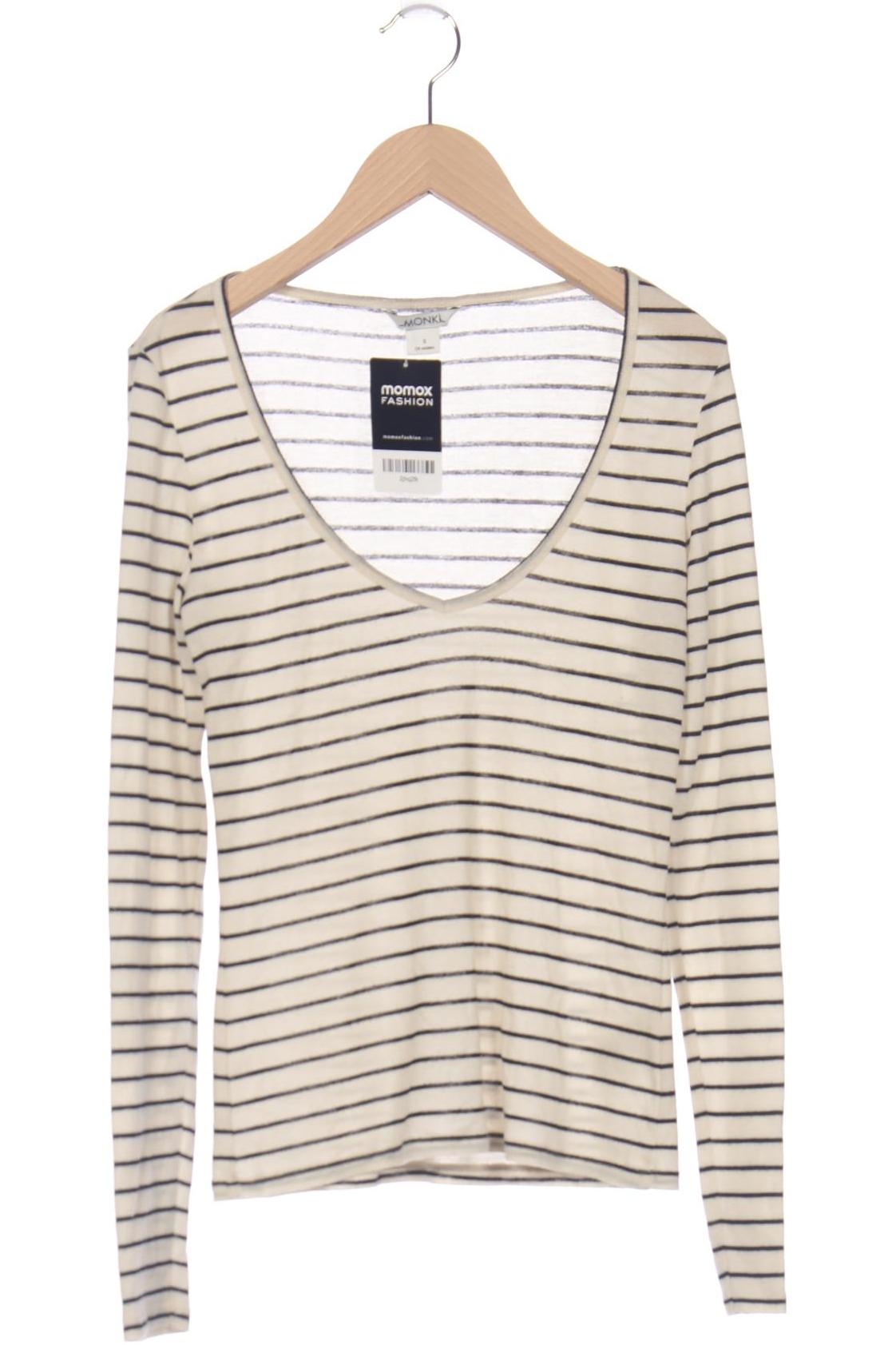 

Monki Damen Langarmshirt, cremeweiß, Gr. 36