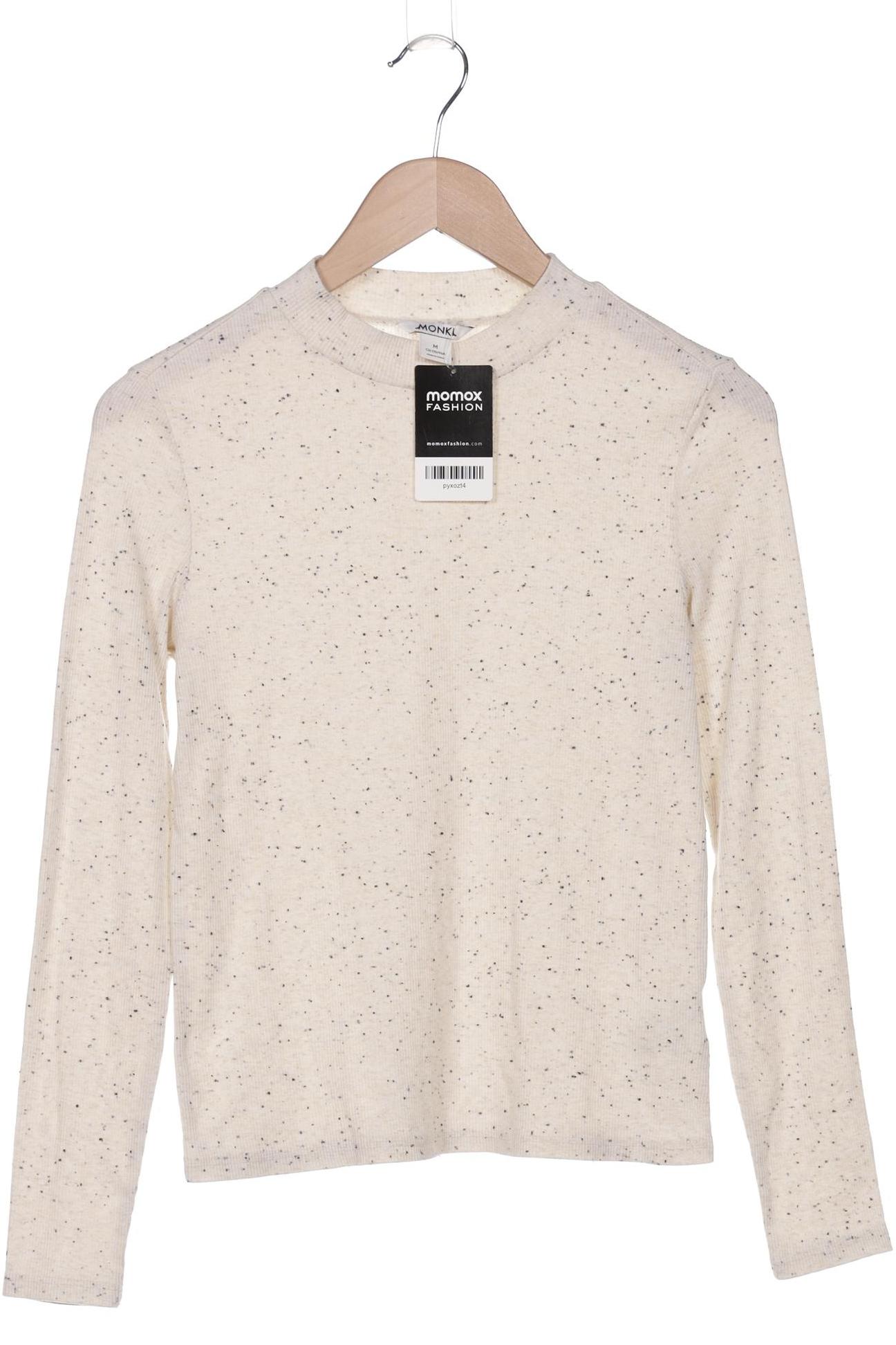 

Monki Damen Langarmshirt, cremeweiß, Gr. 38