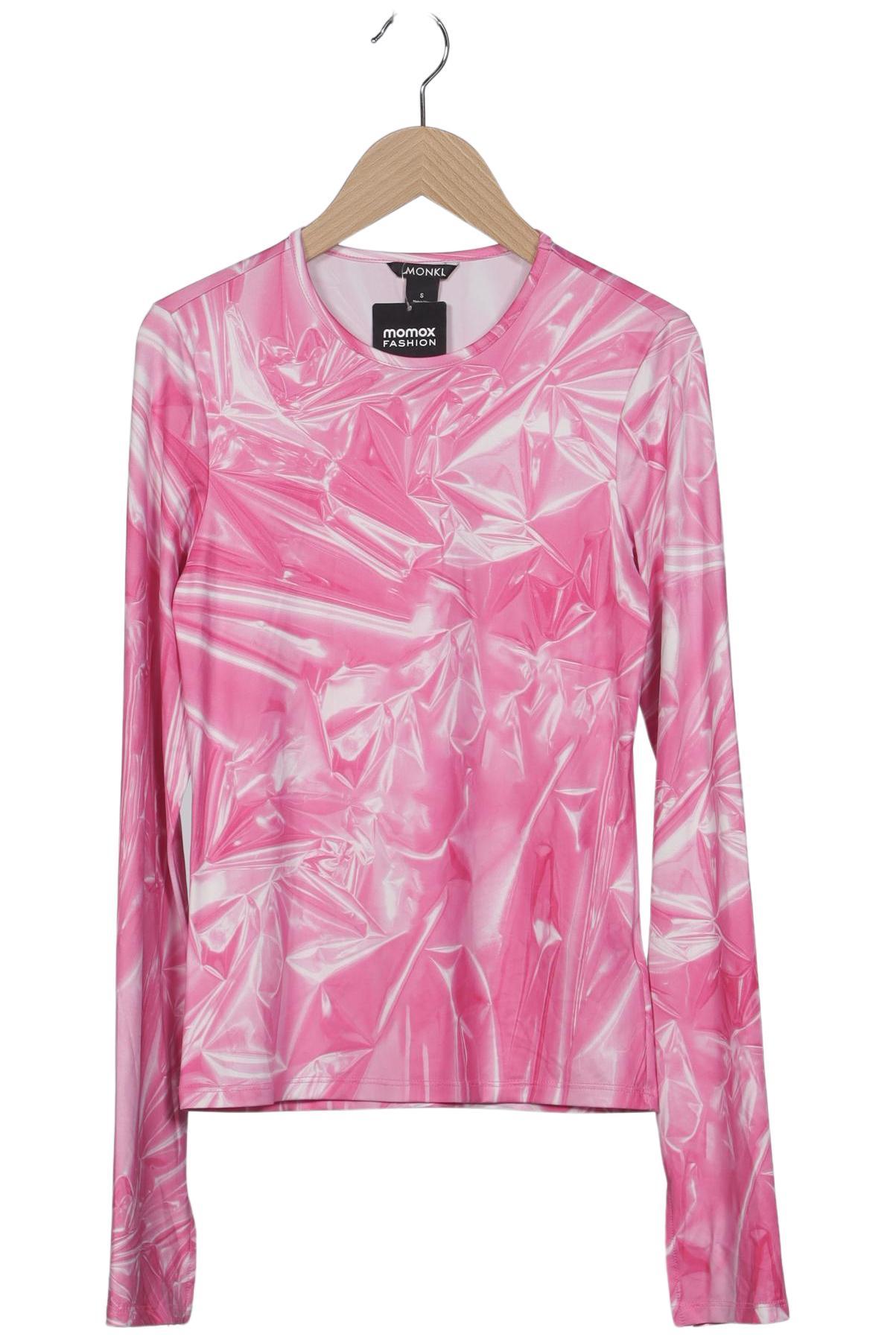 

Monki Damen Langarmshirt, pink, Gr. 36