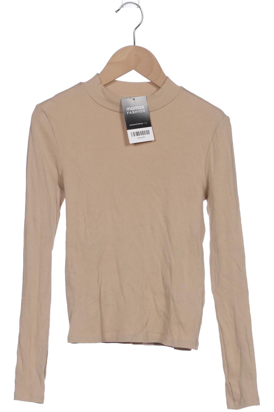 

Monki Damen Langarmshirt, beige, Gr. 34