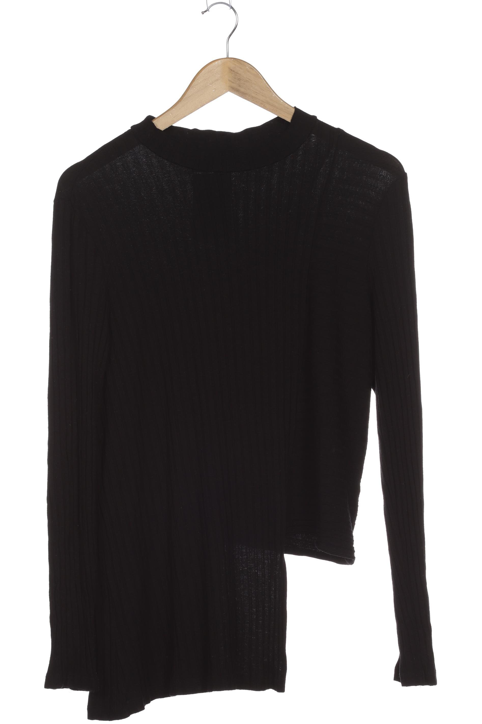 

Monki Damen Langarmshirt, schwarz, Gr. 38