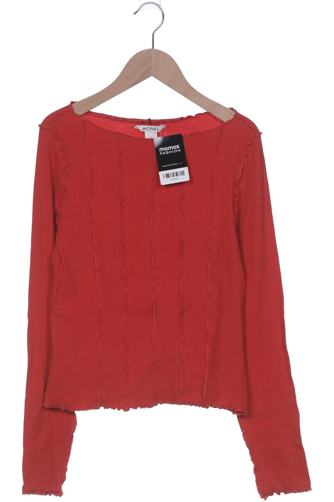 

Monki Damen Langarmshirt, rot, Gr. 38