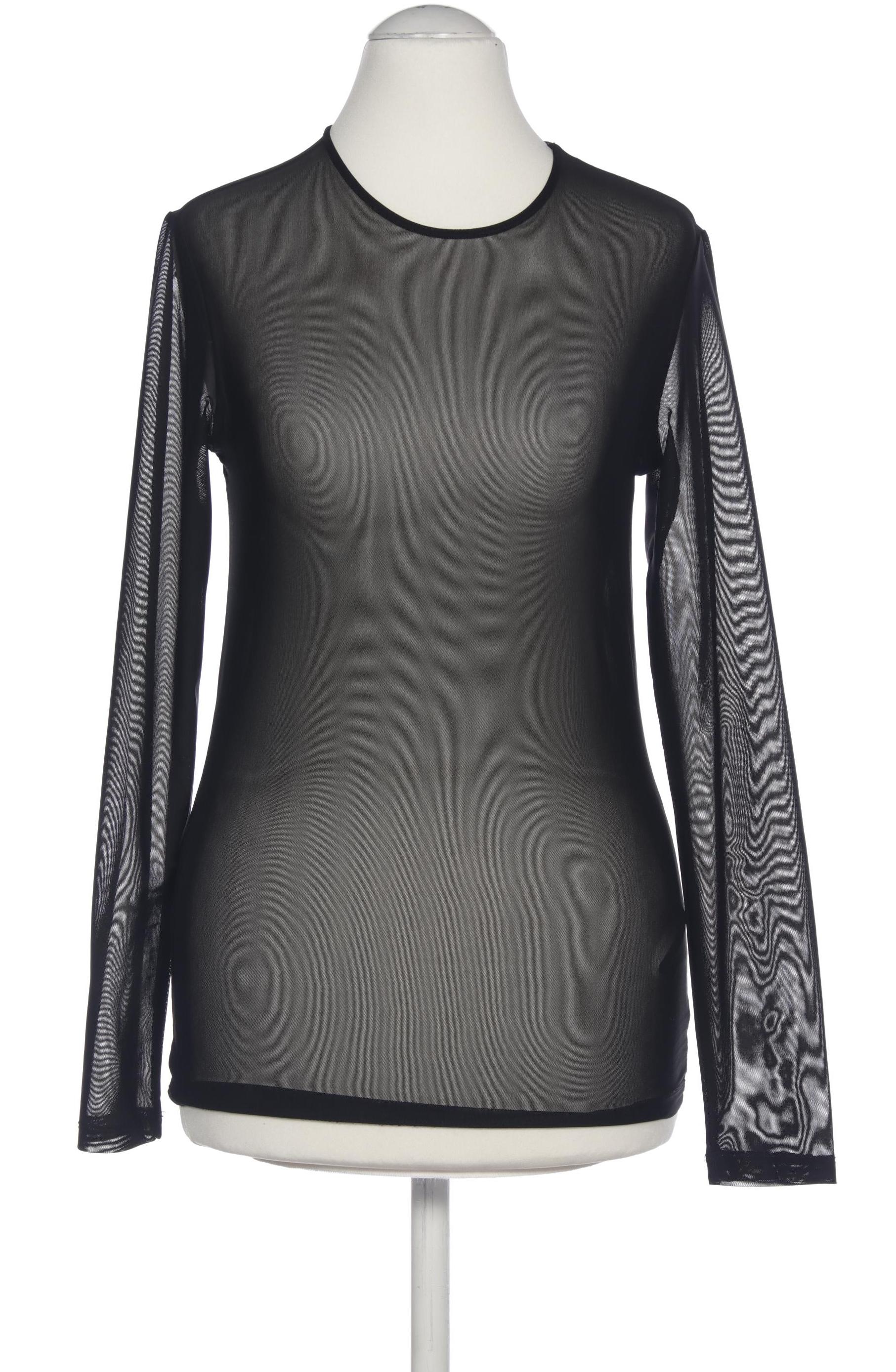 

Monki Damen Langarmshirt, schwarz, Gr. 36