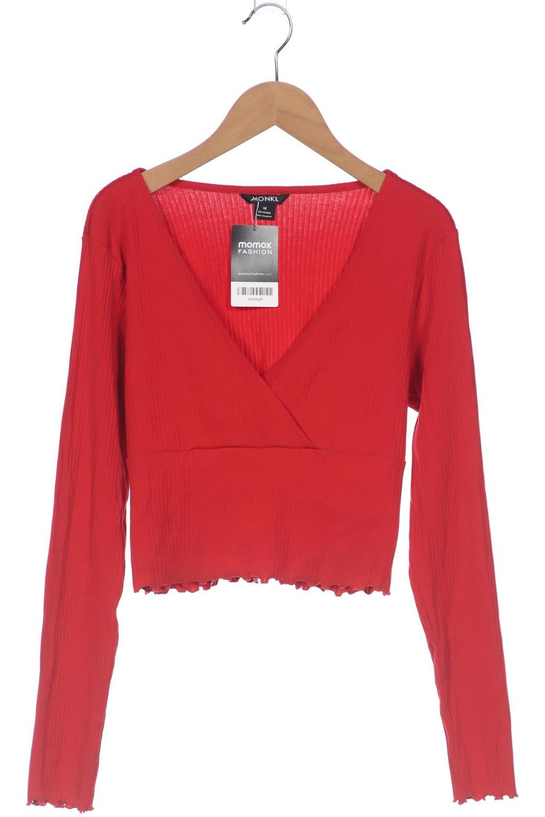 

Monki Damen Langarmshirt, rot, Gr. 38