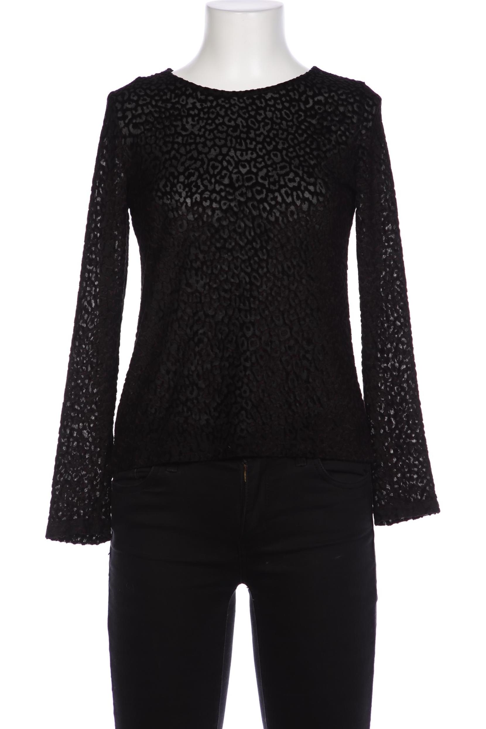 

Monki Damen Langarmshirt, schwarz, Gr. 34