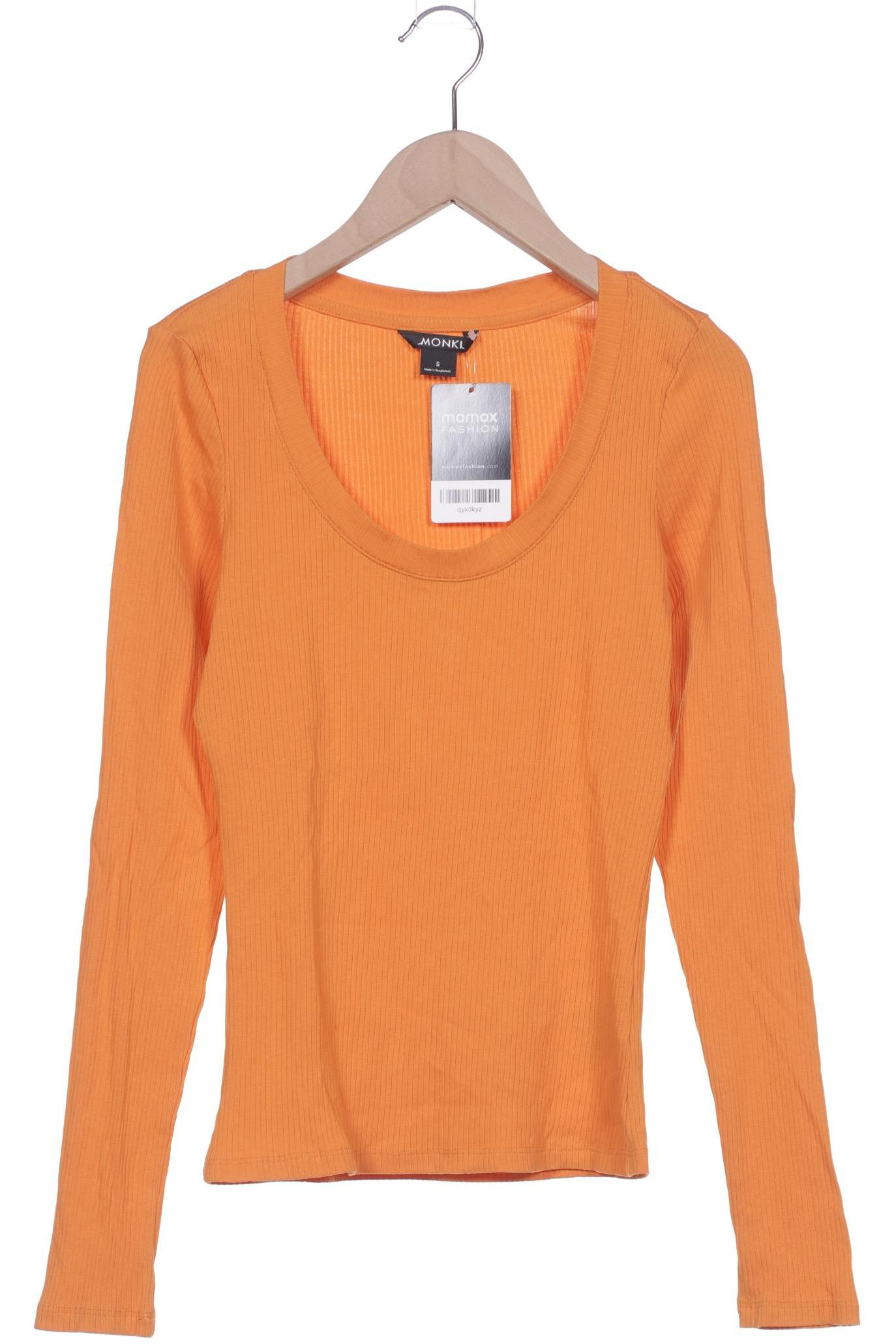 

Monki Damen Langarmshirt, orange, Gr. 36