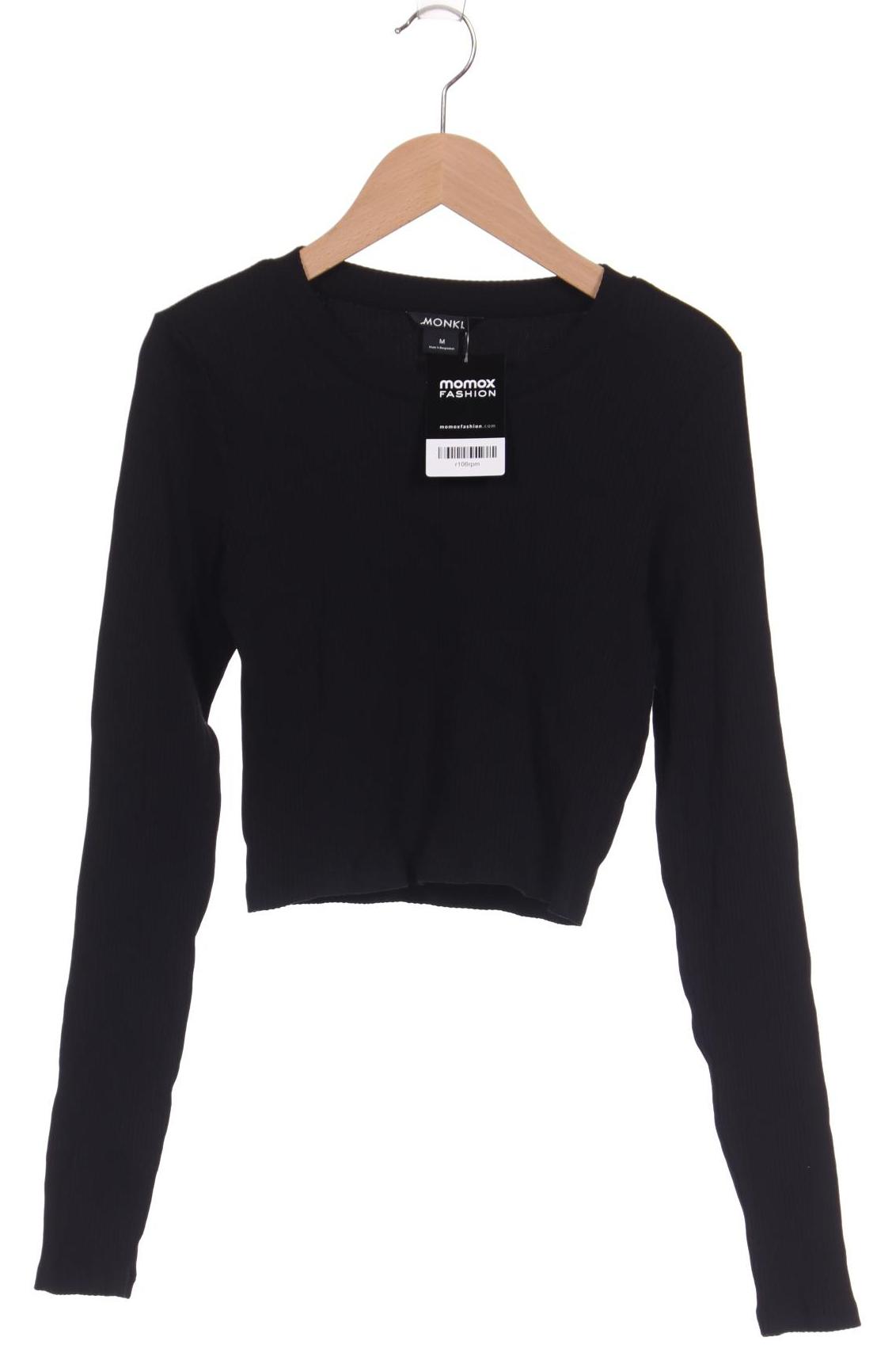 

MONKI Damen Langarmshirt, schwarz