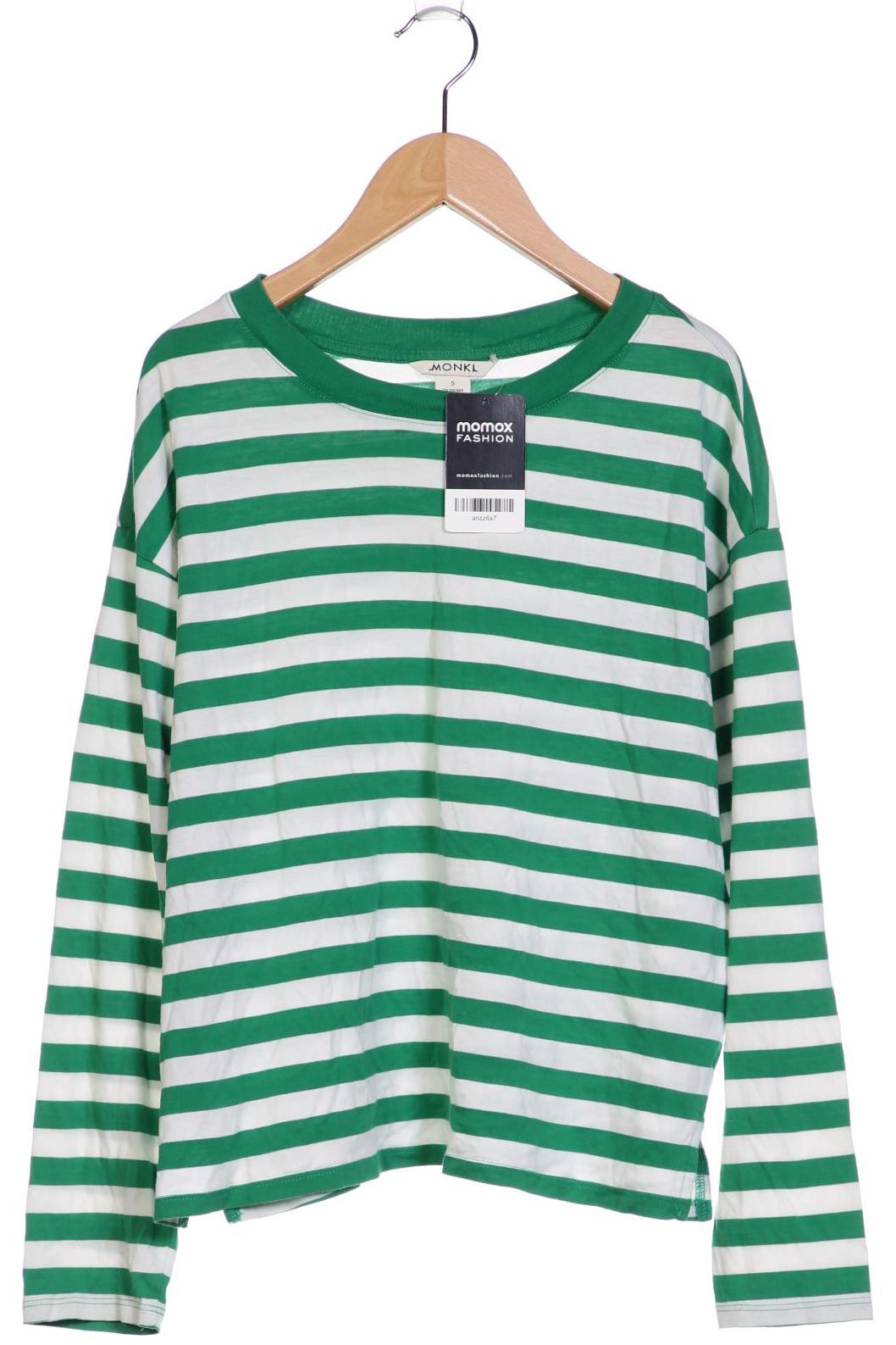 

Monki Damen Langarmshirt, grün, Gr. 36
