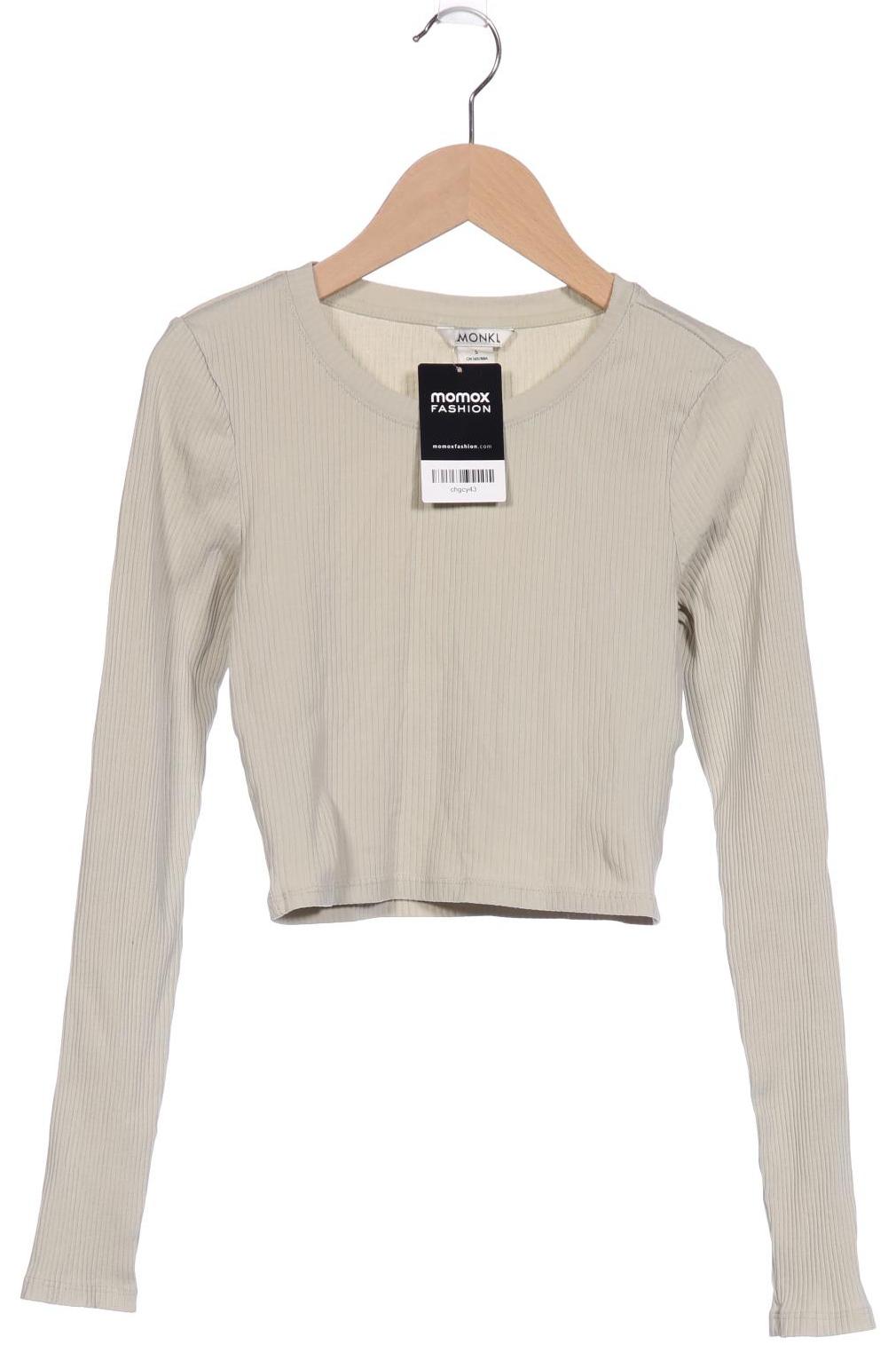 

Monki Damen Langarmshirt, grün, Gr. 36