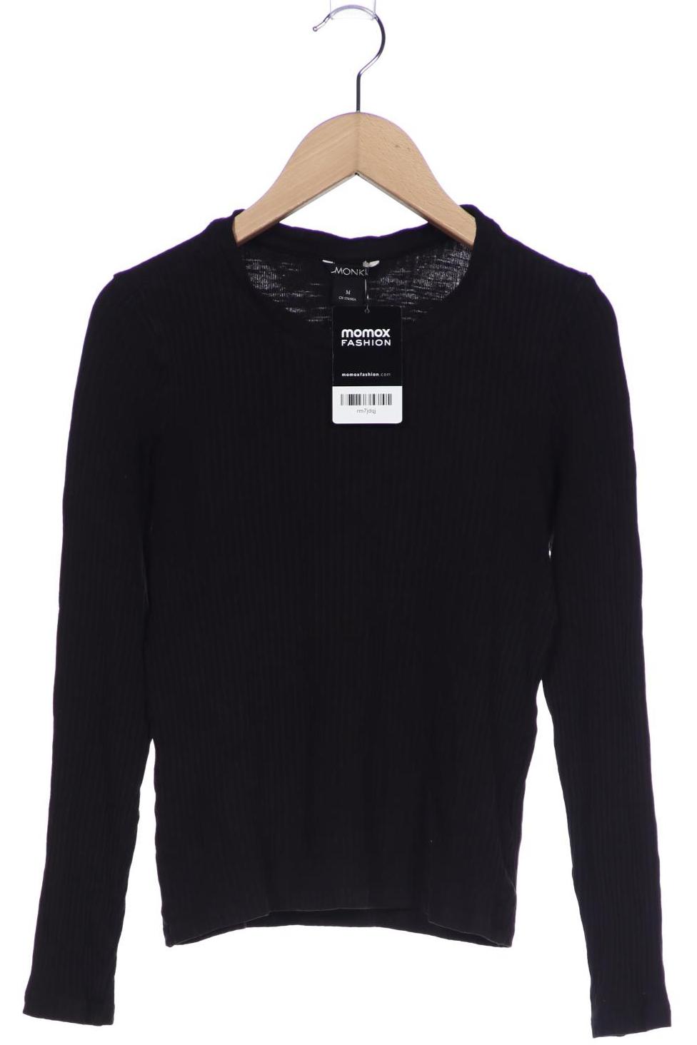 

Monki Damen Langarmshirt, schwarz, Gr. 38