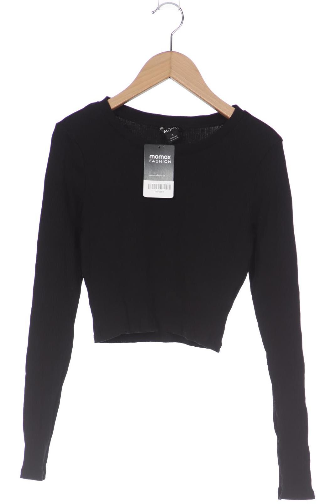 

MONKI Damen Langarmshirt, schwarz