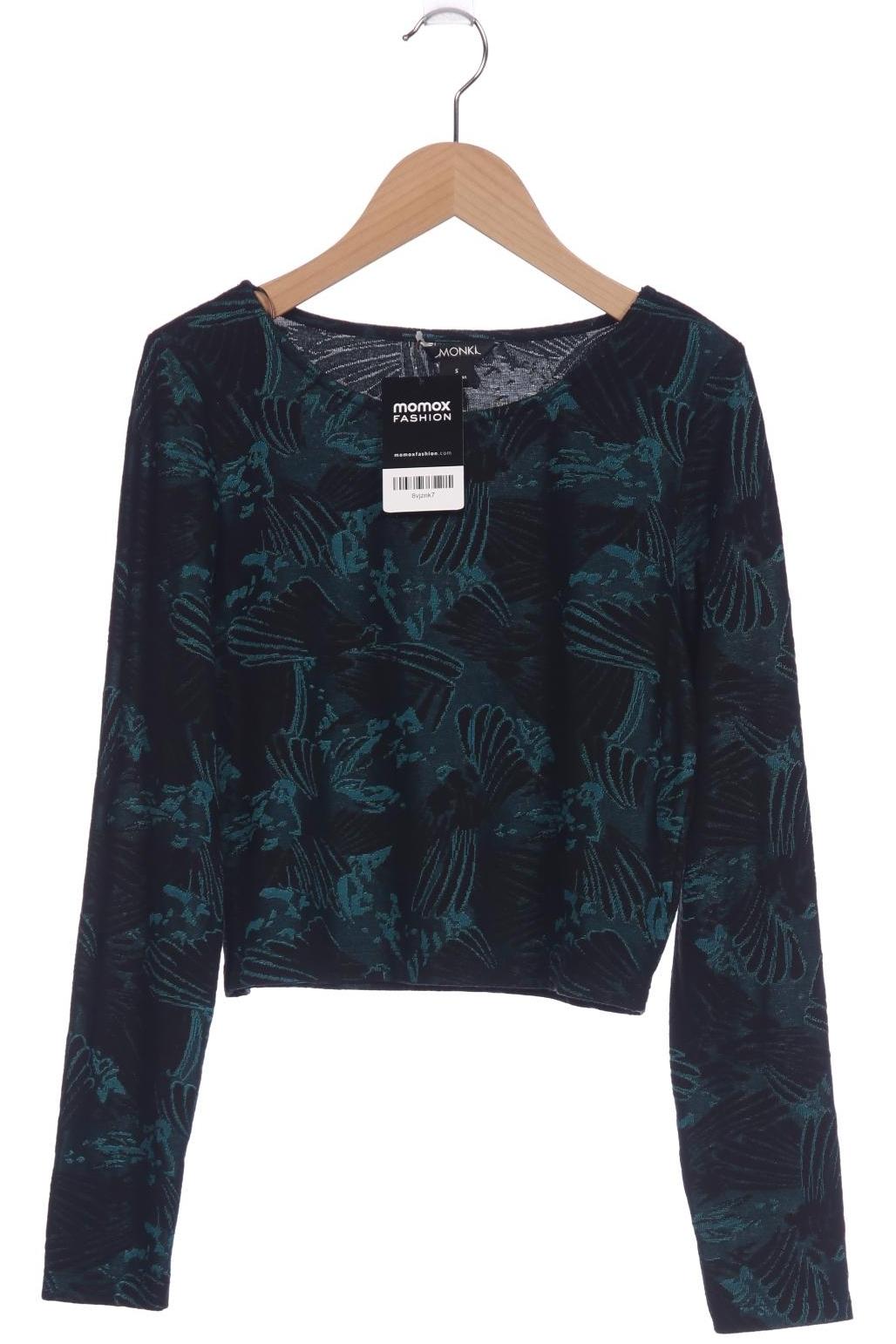 

Monki Damen Langarmshirt, grün, Gr. 36