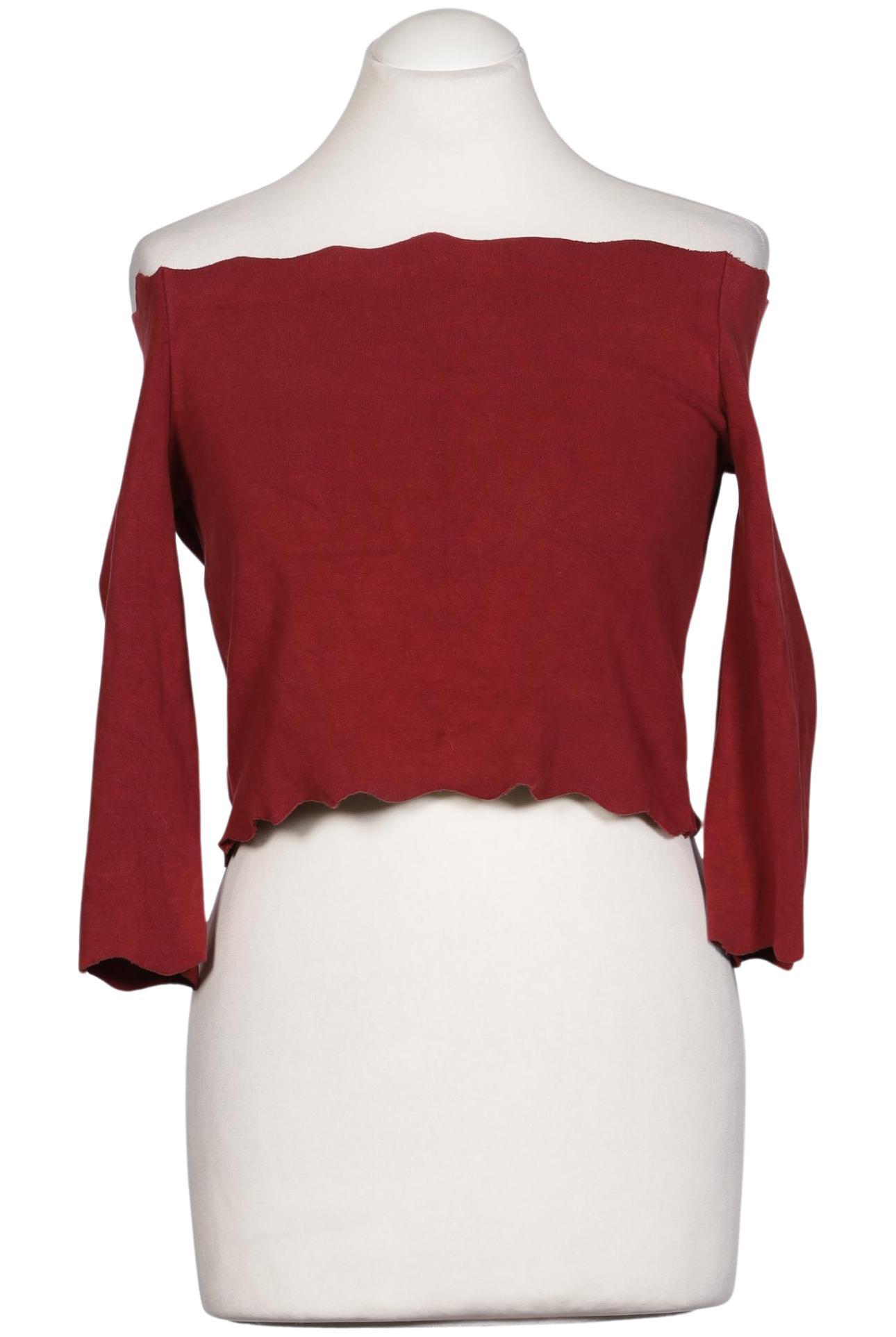 

Monki Damen Langarmshirt, rot, Gr. 38