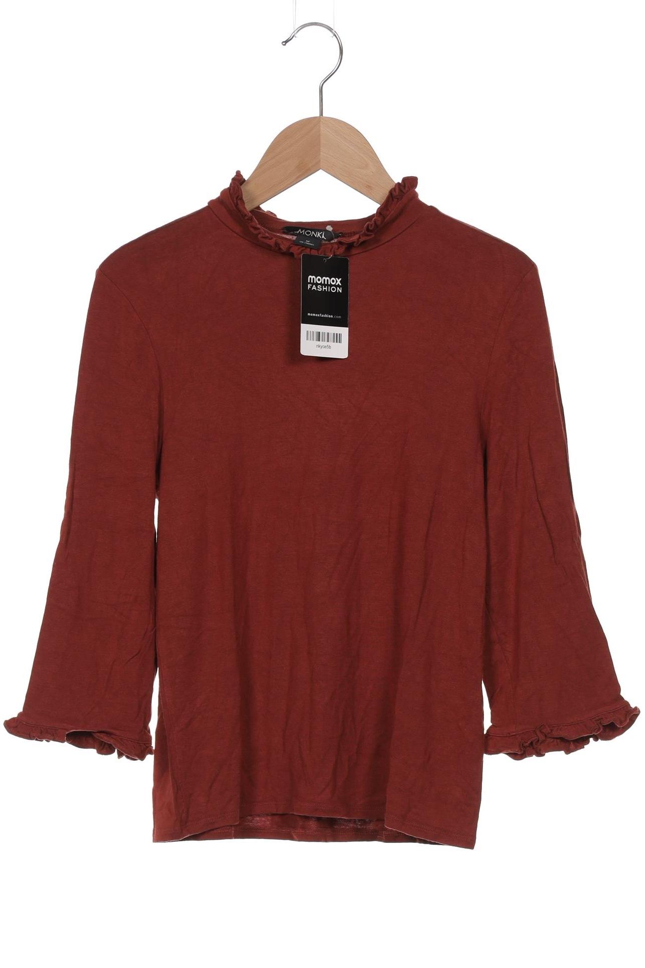 

Monki Damen Langarmshirt, bordeaux, Gr. 38