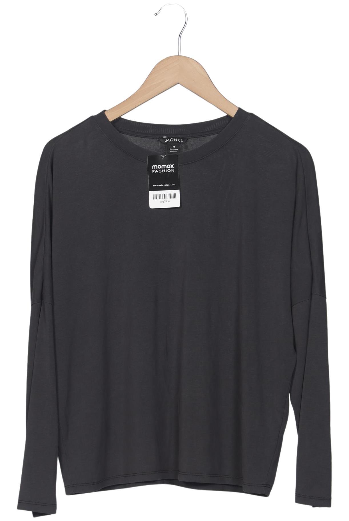 

Monki Damen Langarmshirt, grau, Gr. 38