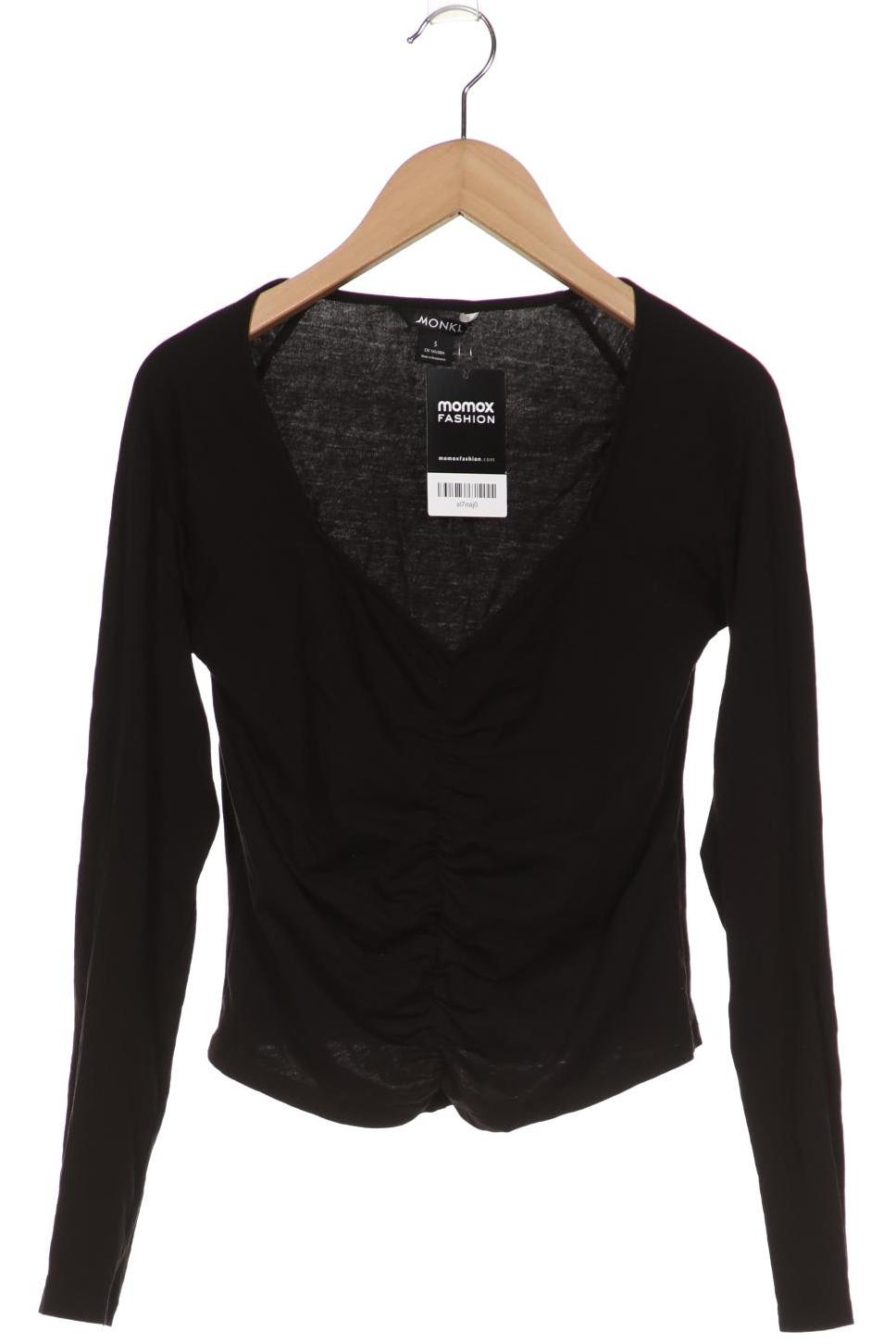 

MONKI Damen Langarmshirt, schwarz