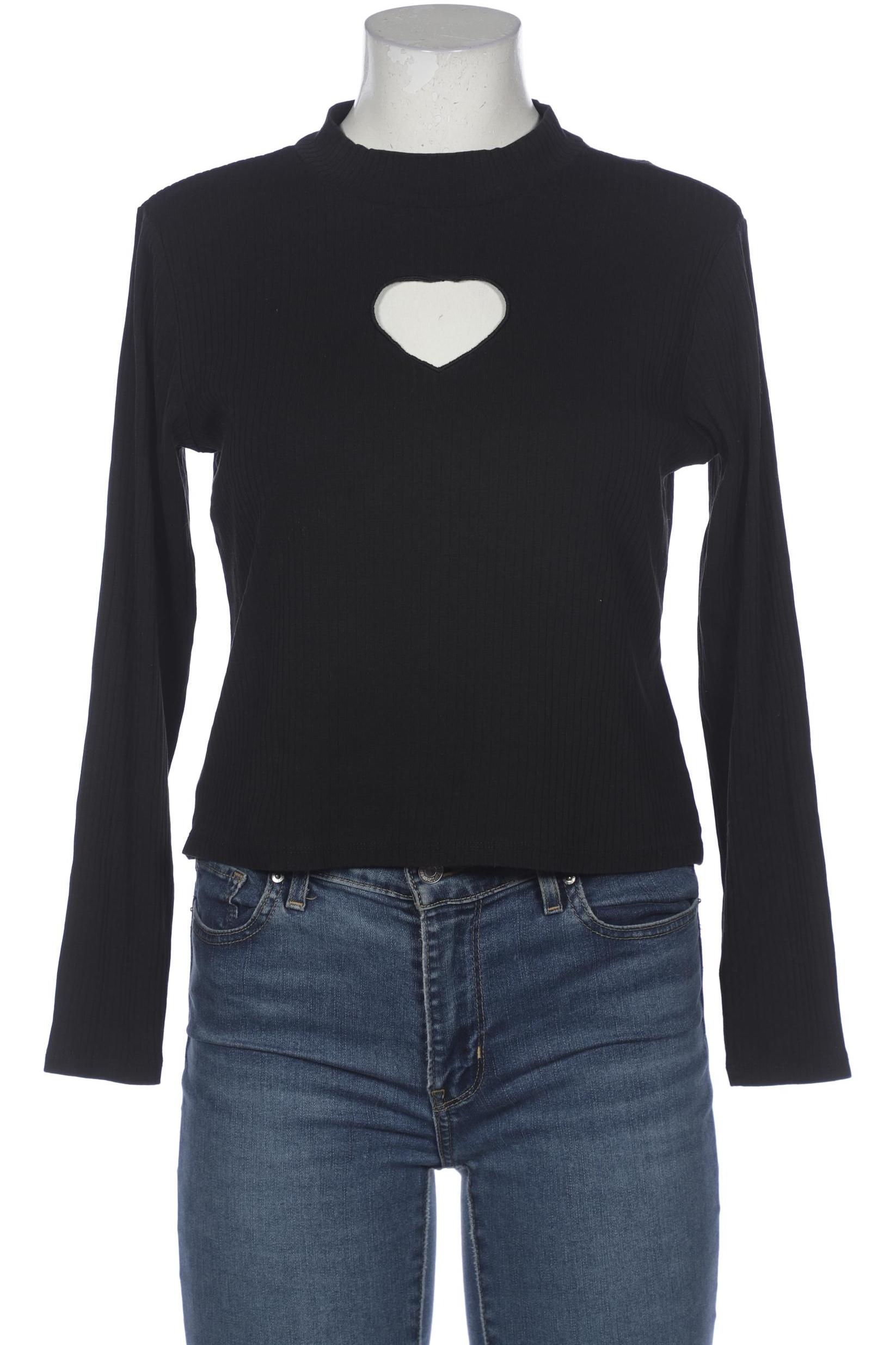 

Monki Damen Langarmshirt, schwarz, Gr. 42