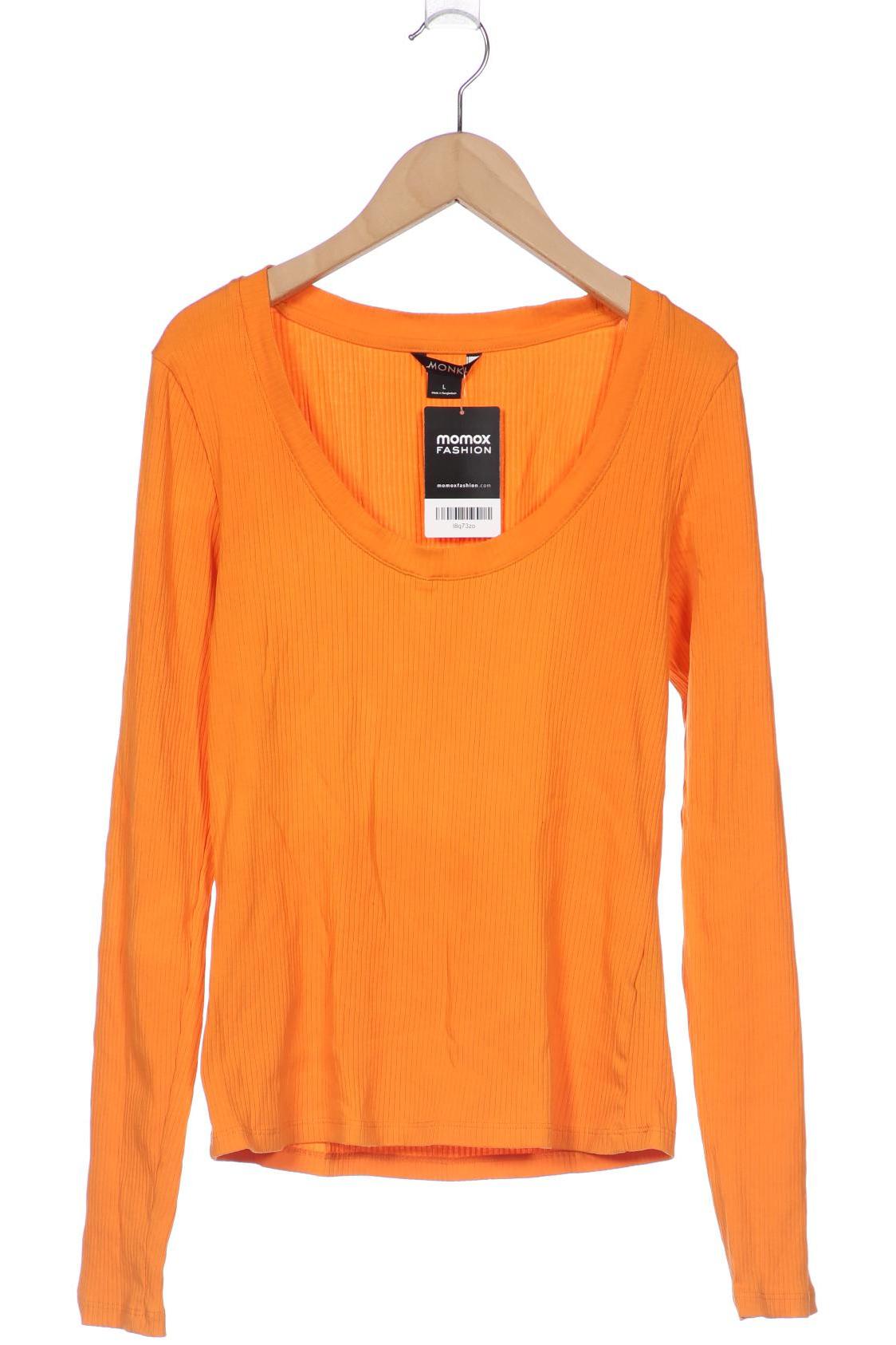 

MONKI Damen Langarmshirt, orange