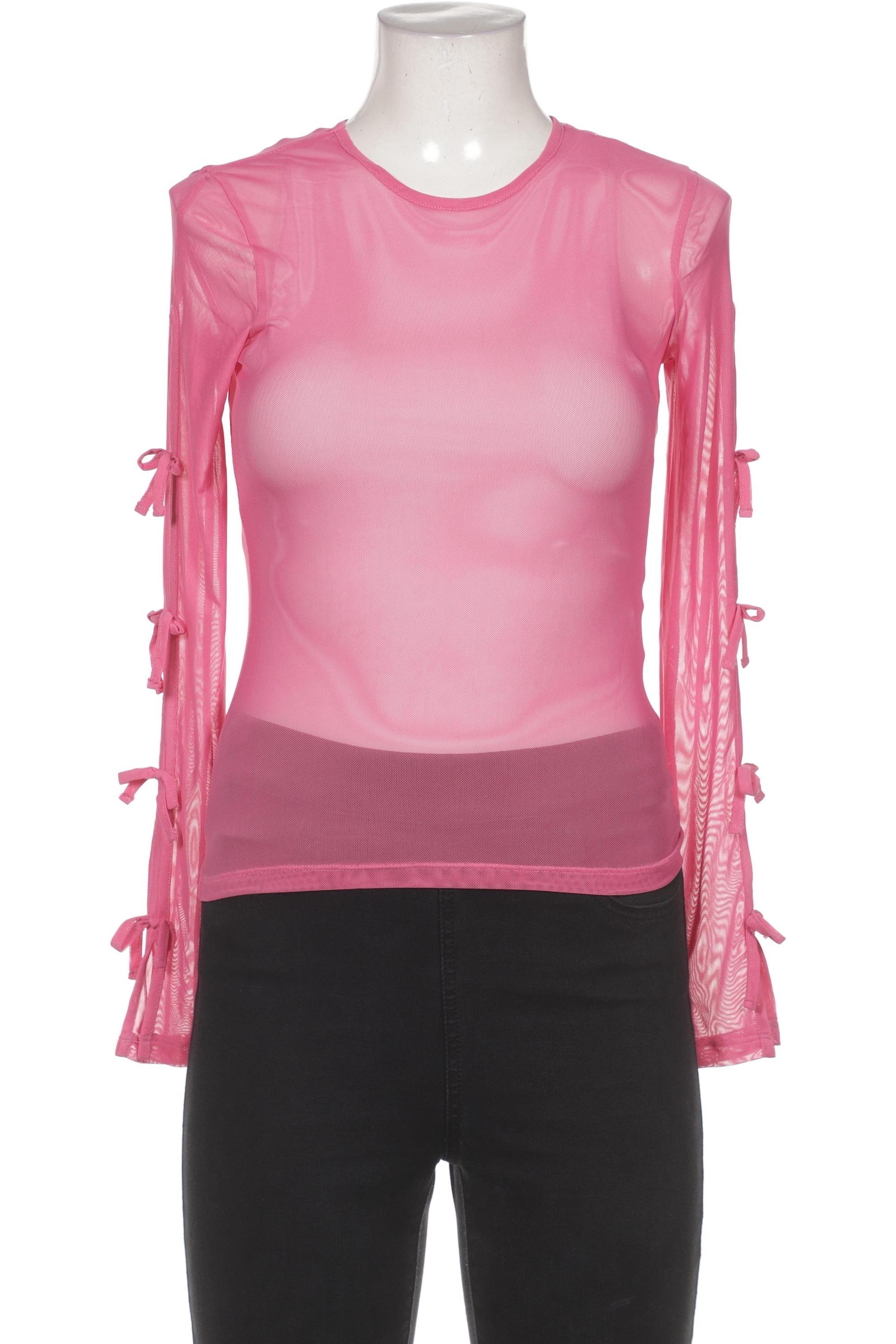 

Monki Damen Langarmshirt, pink, Gr. 36